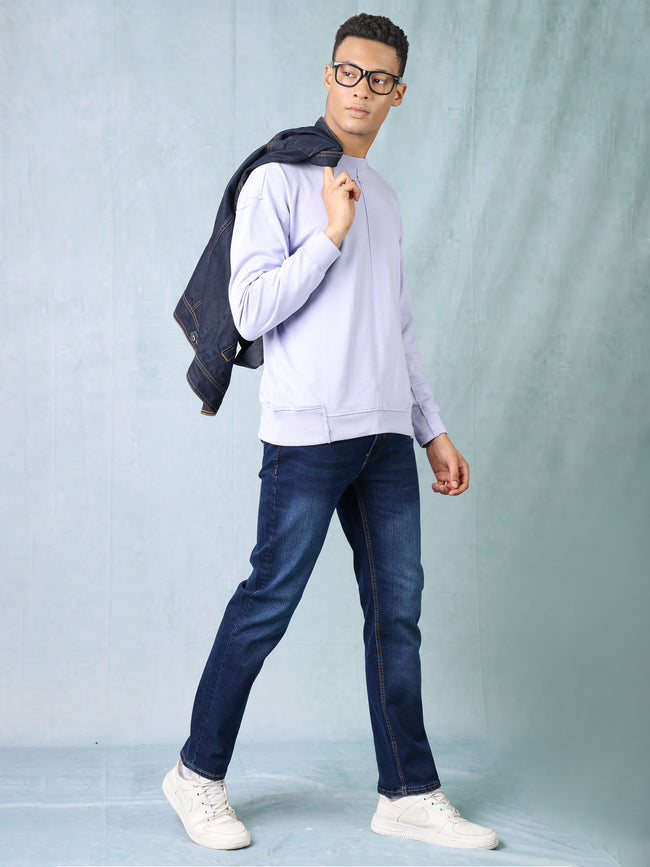 Men Blue Slim Fit Mid Rise Jeans