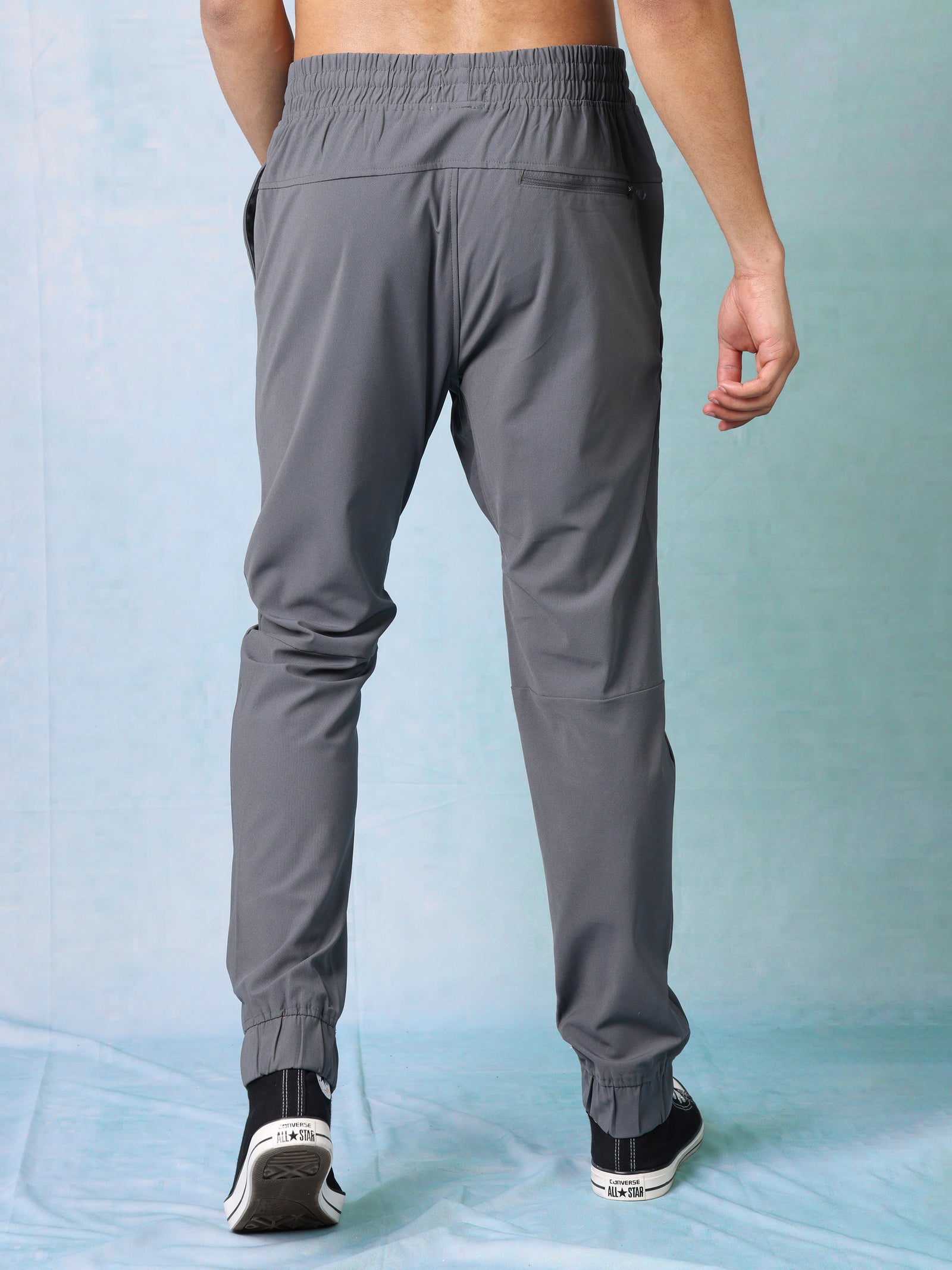 Men Grey Regular Fit Joggers