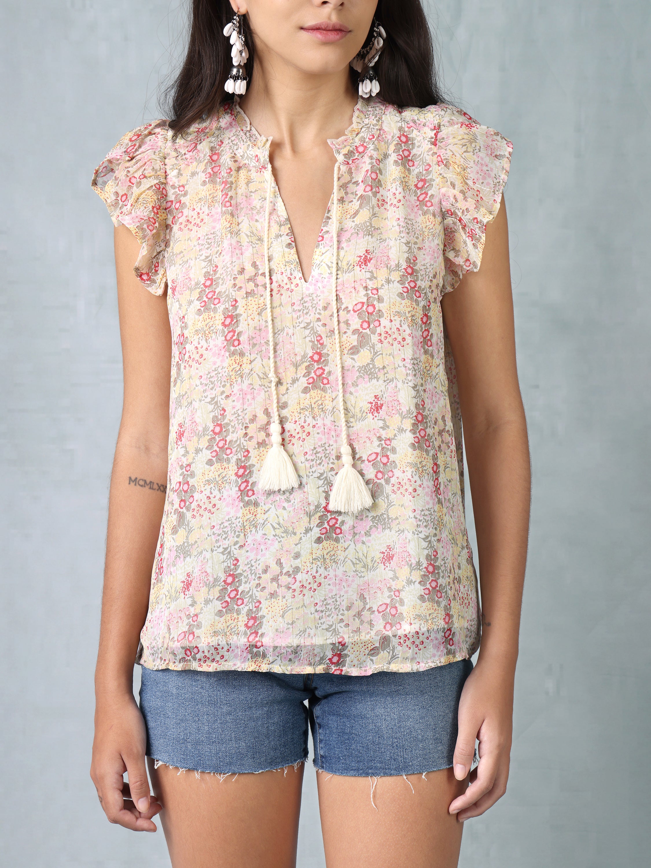 Women Floral Printed Regular Fit Top
