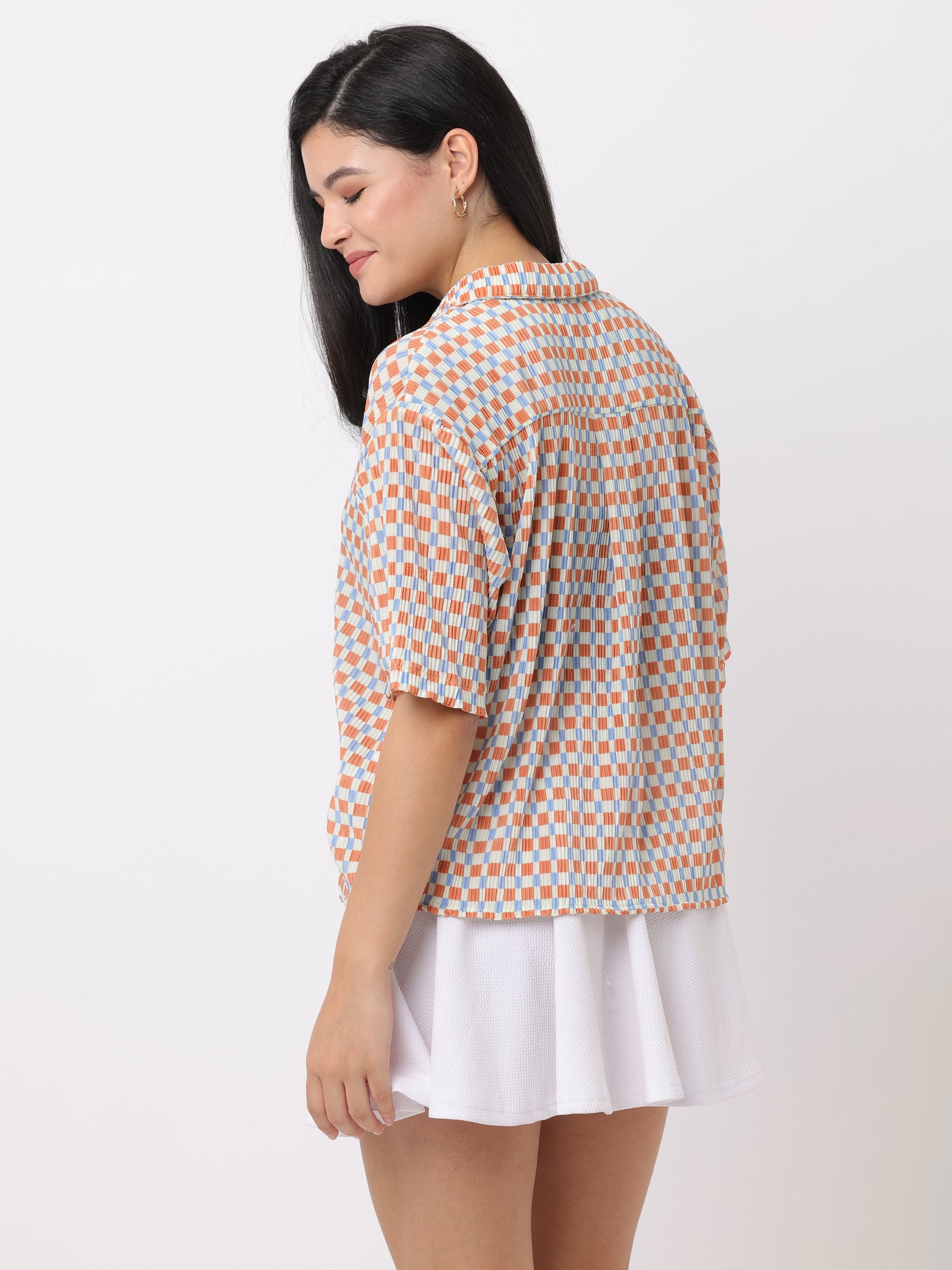 Women Multi Boxy Fit Printed Shirt