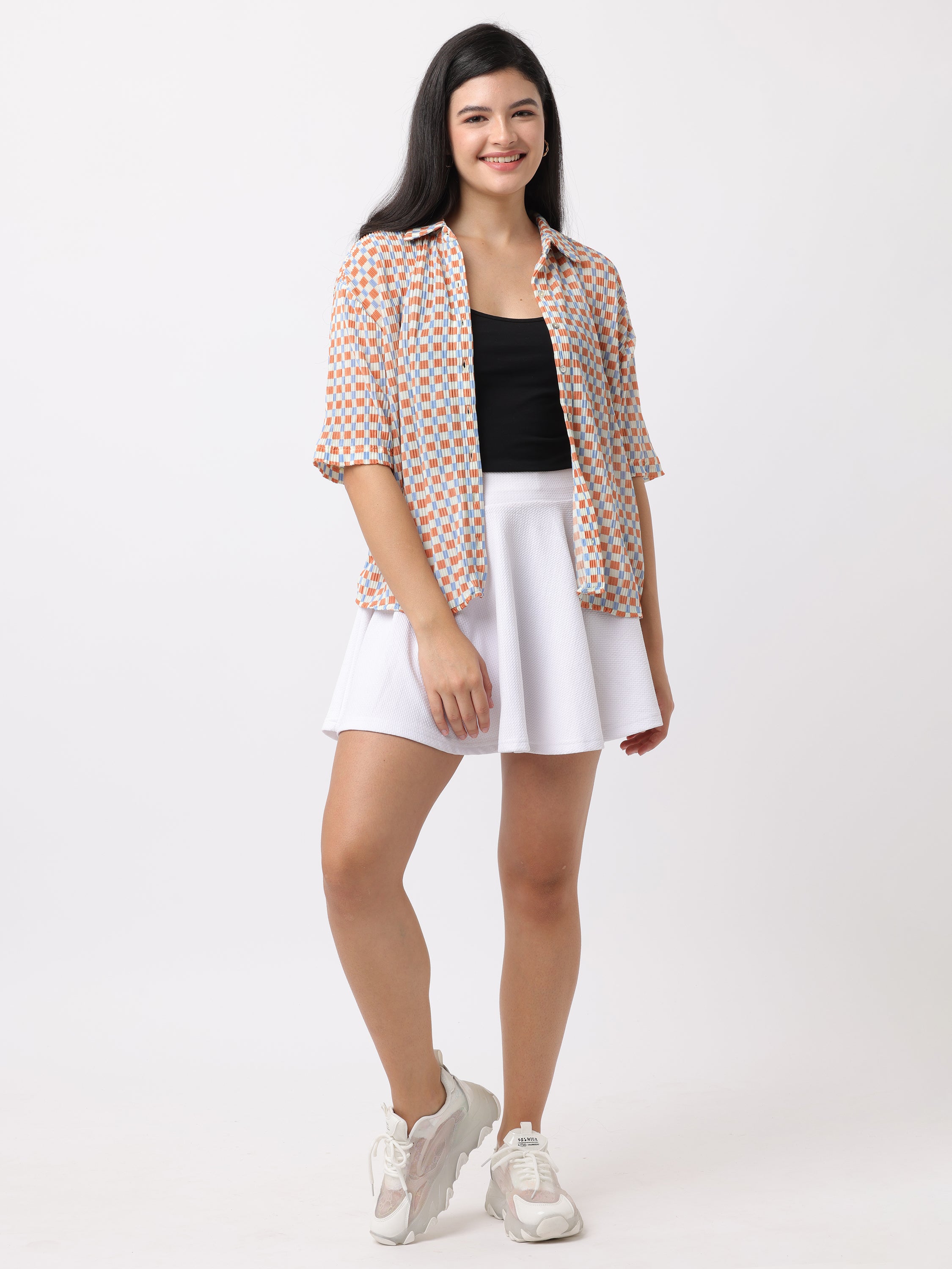 Women Multi Boxy Fit Printed Shirt