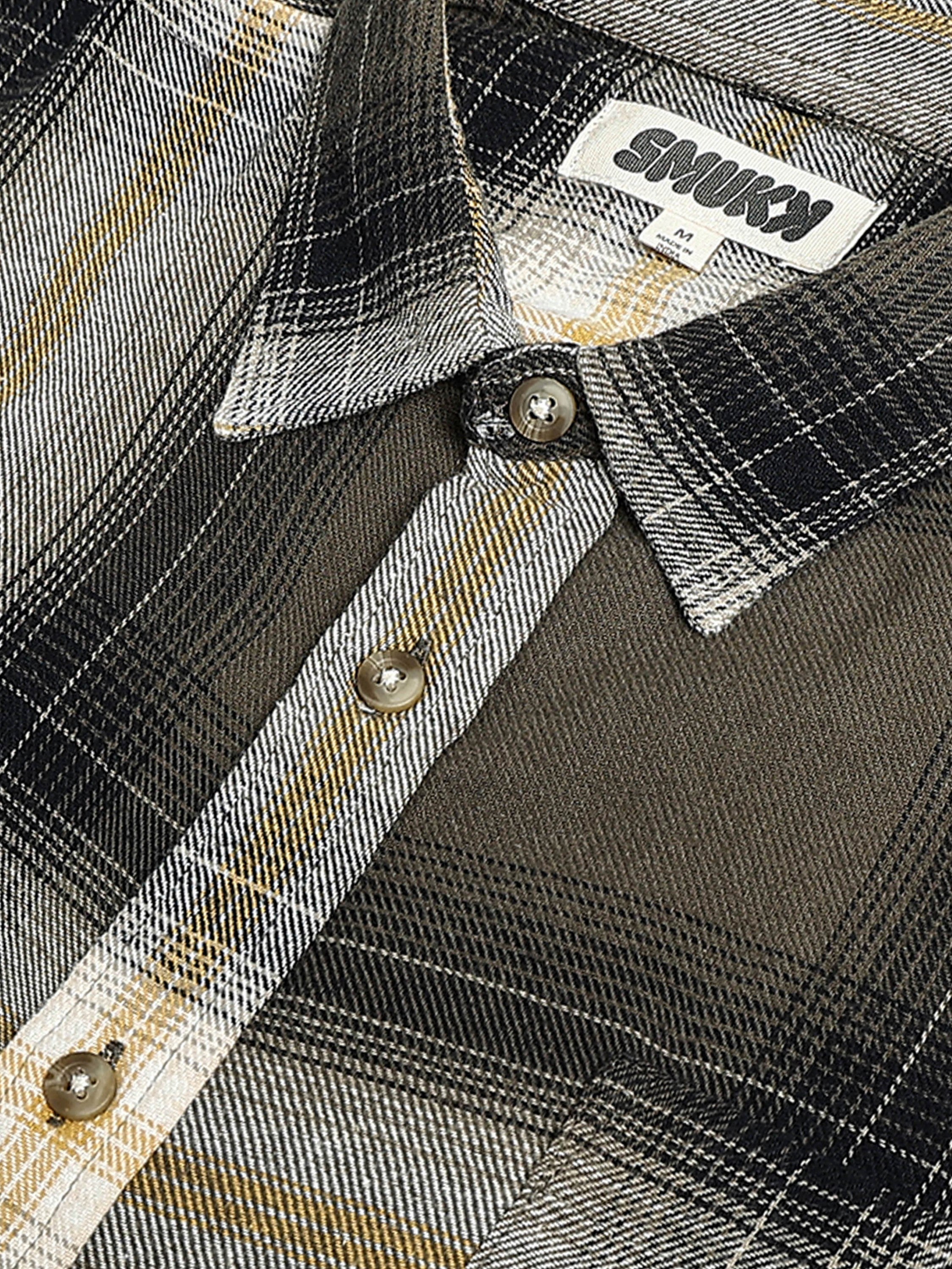 Men Green Multi Check Shirt