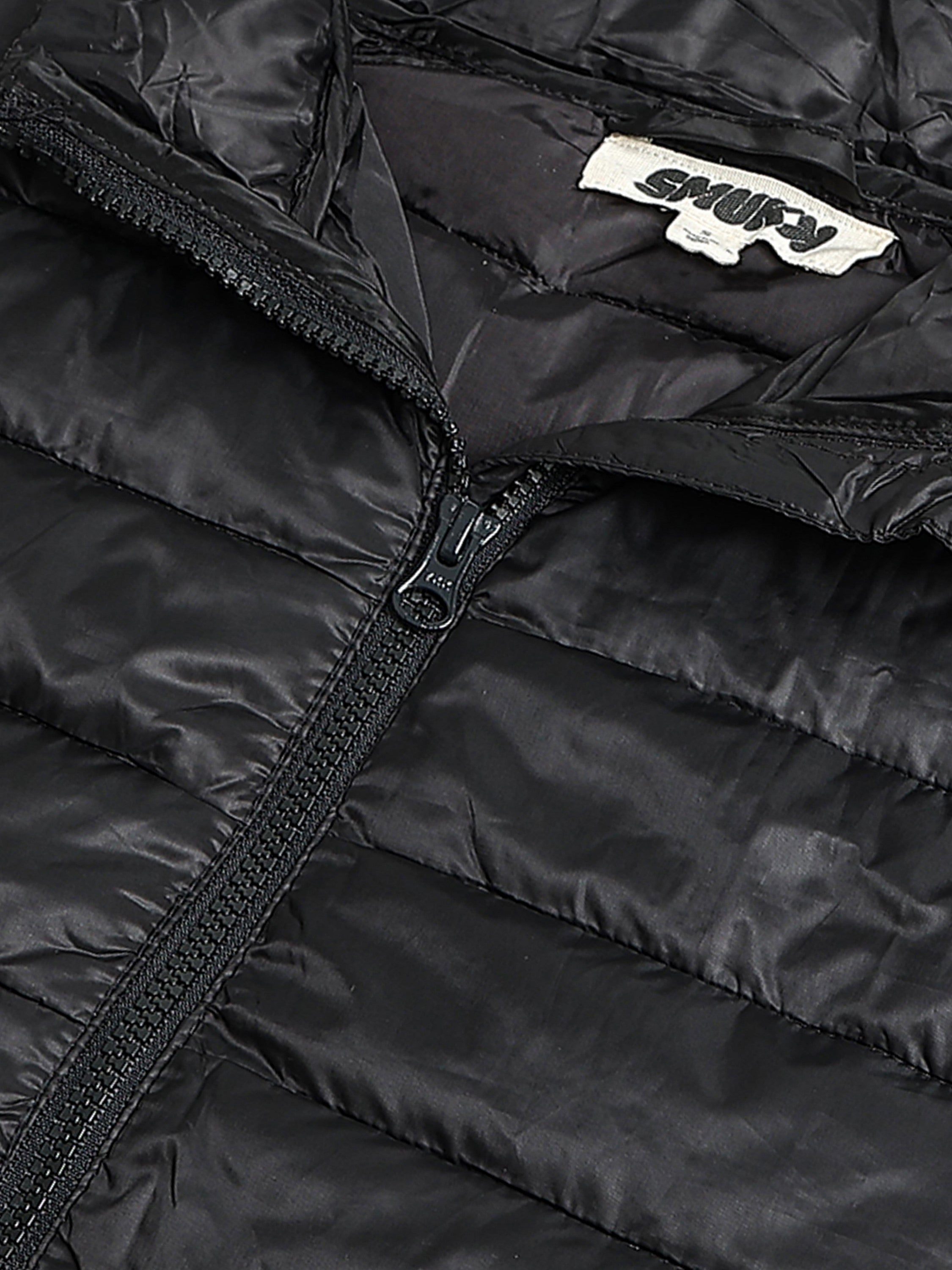 Men Black Puffer Jacket
