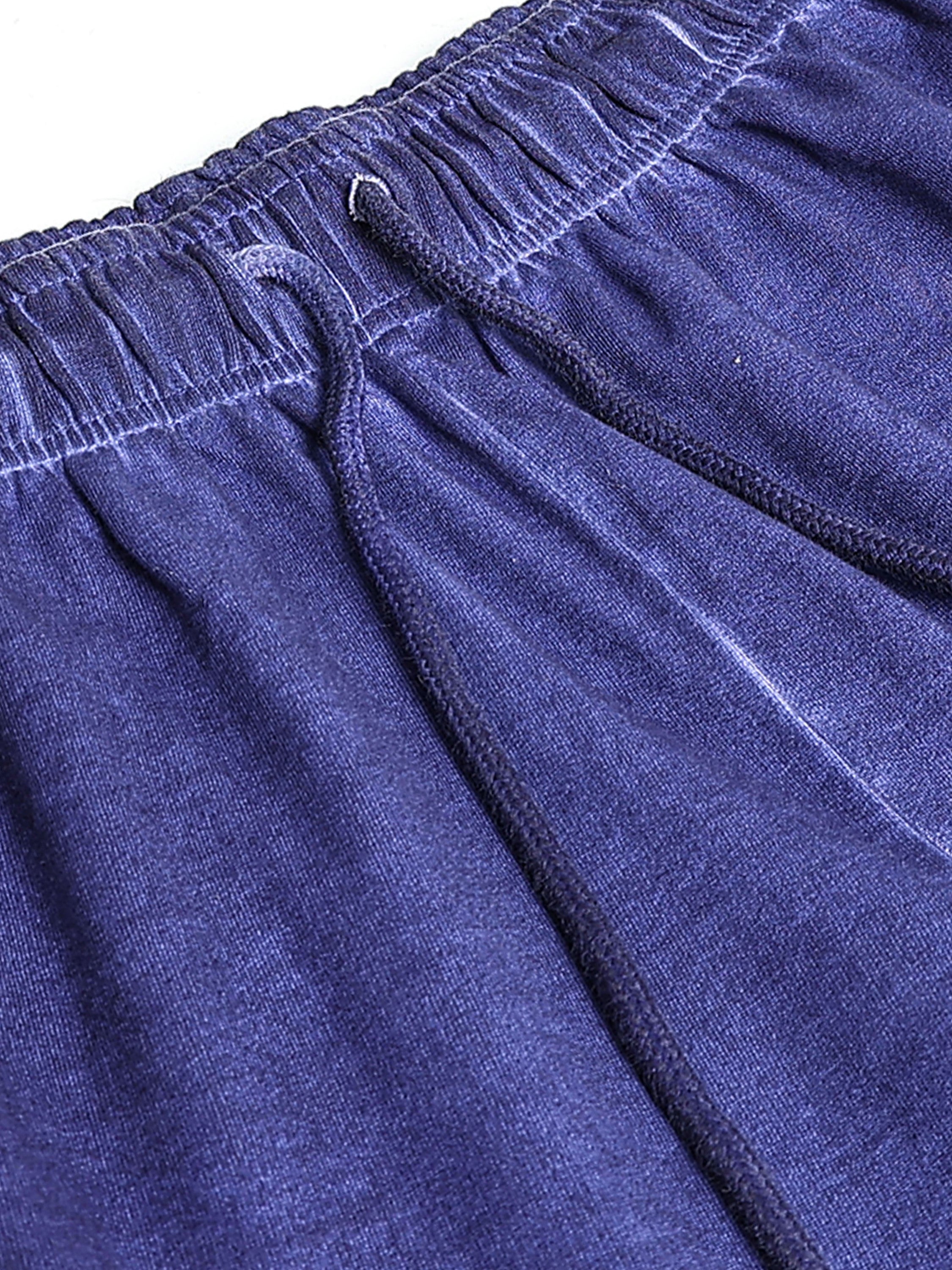 Men Purple Oversized Co-ord Set