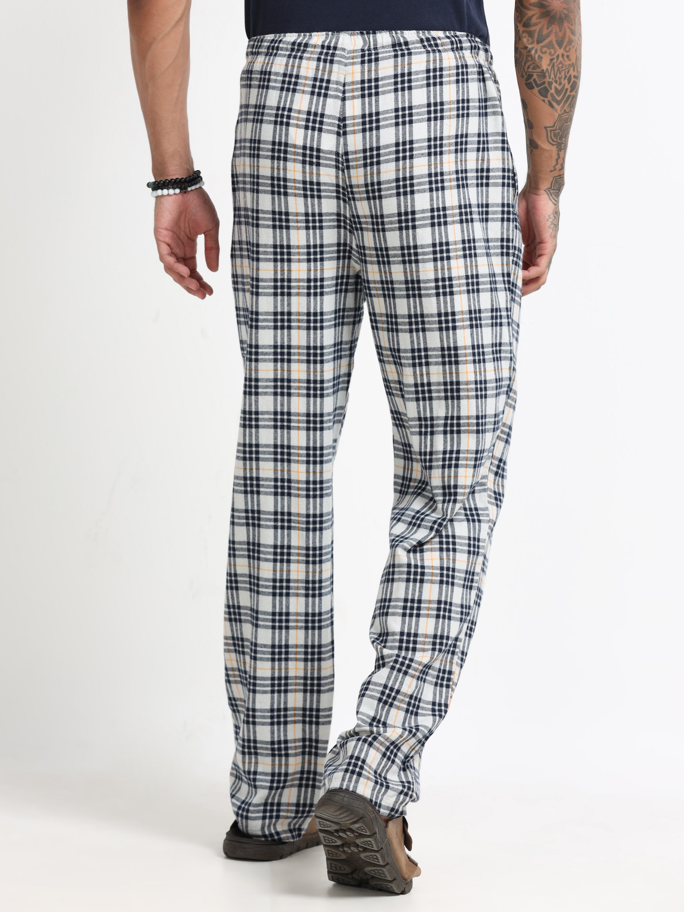 Men Multi Check Lounge Pants