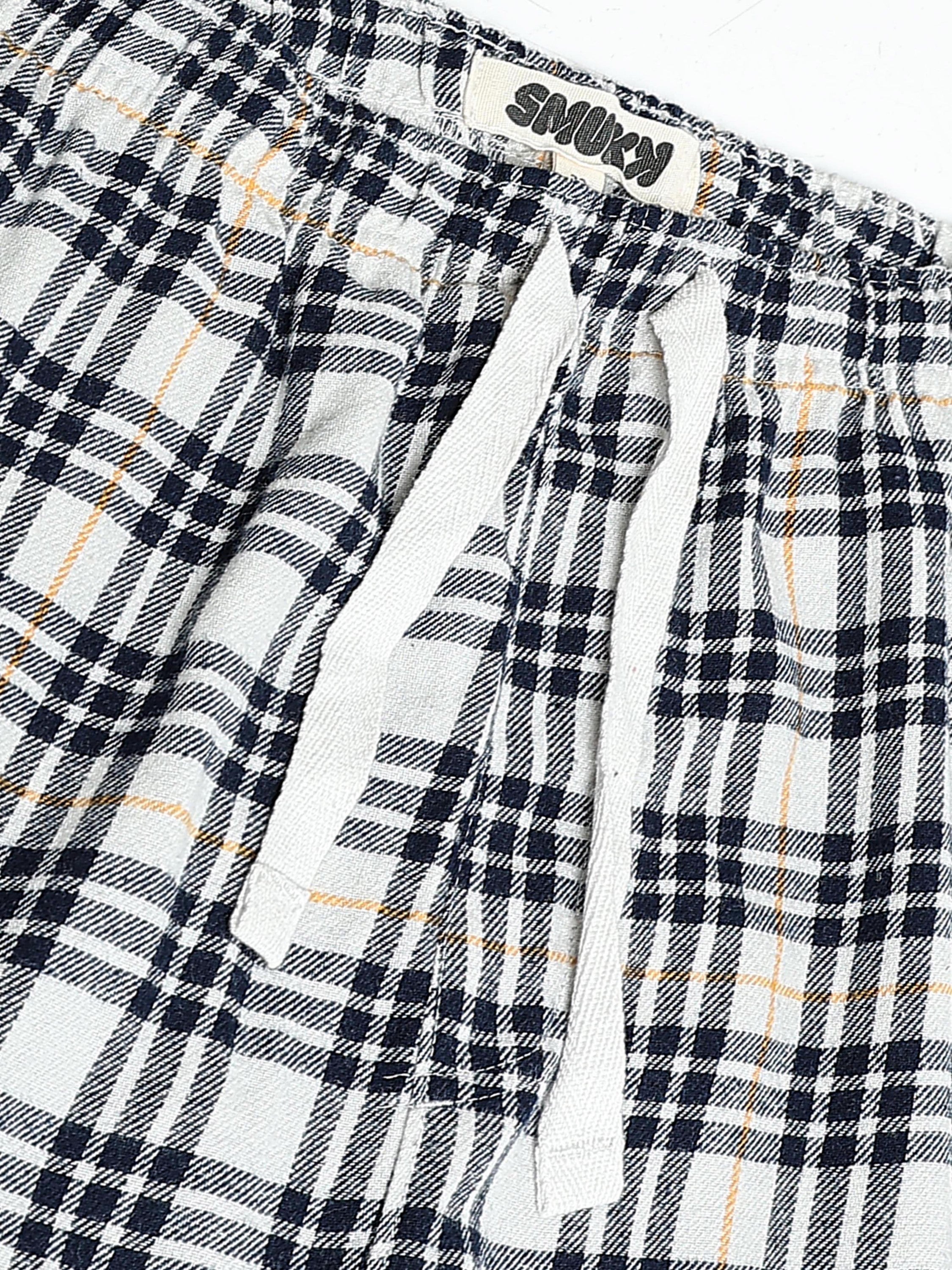 Men Multi Check Lounge Pants