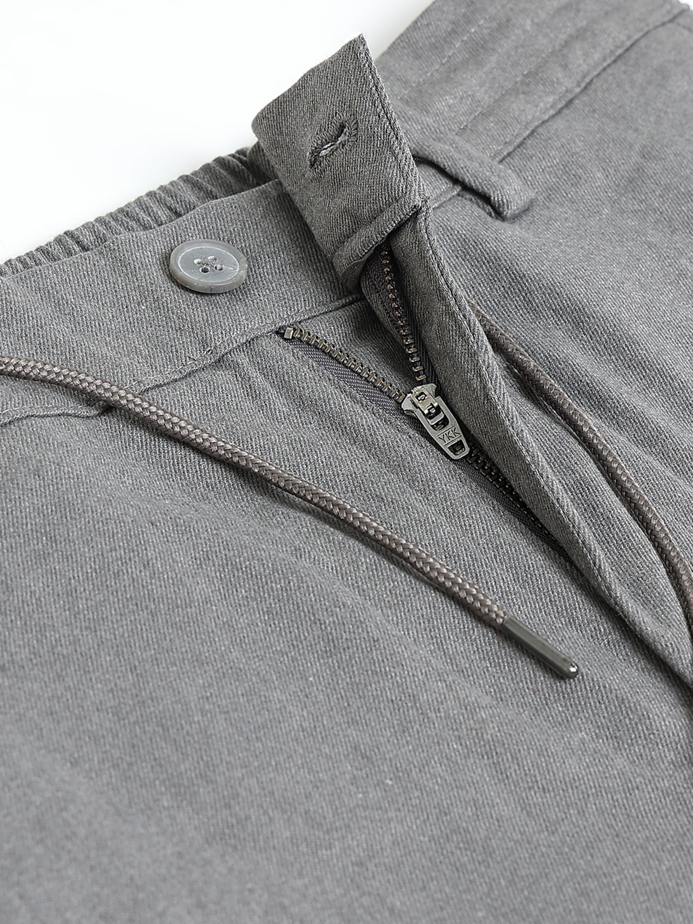 Men Grey Cargo Pants