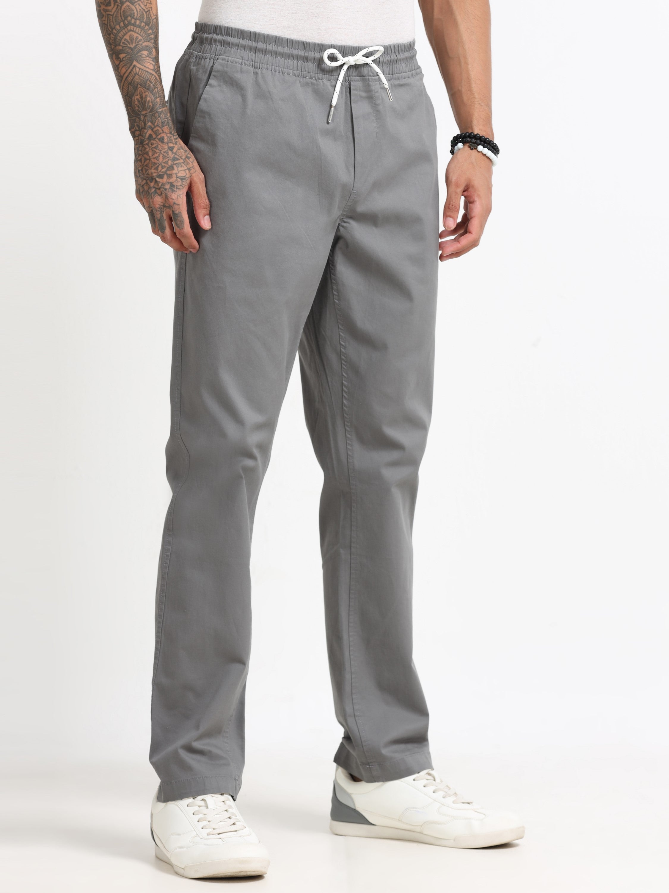 Men Grey Lounge Pants