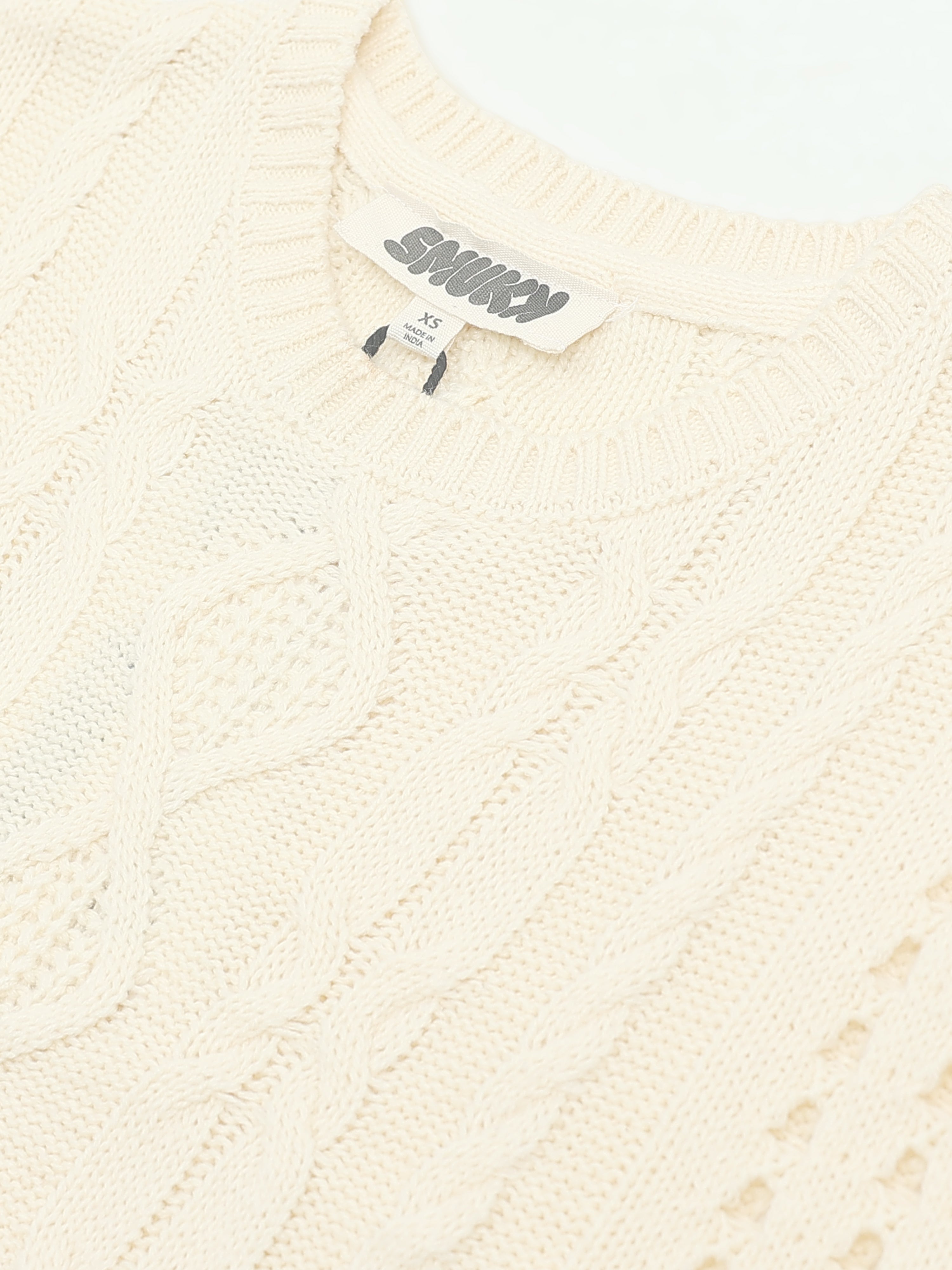Women Cream Soft Winter Sweater