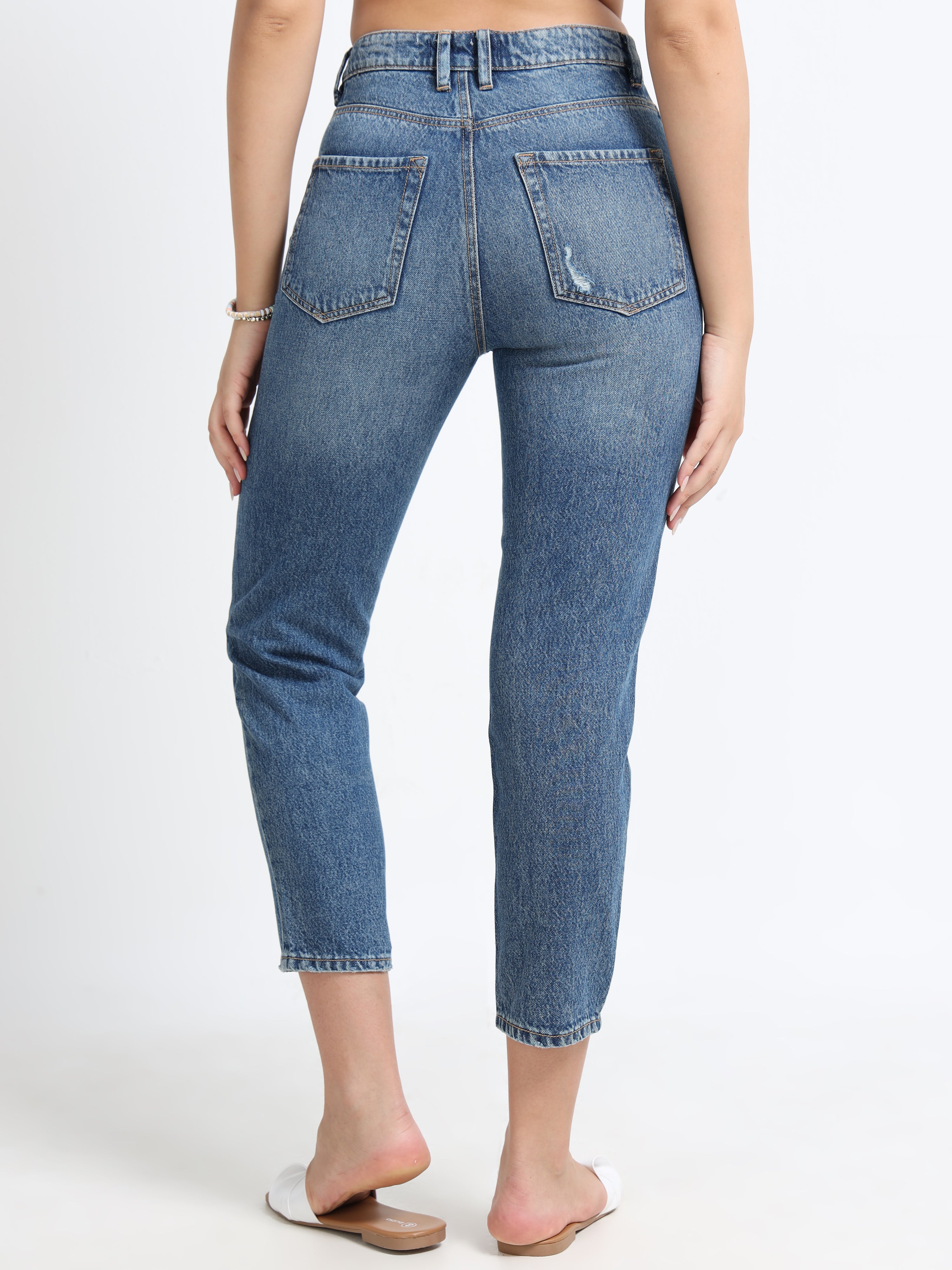 Women Blue Slim Fit Denims
