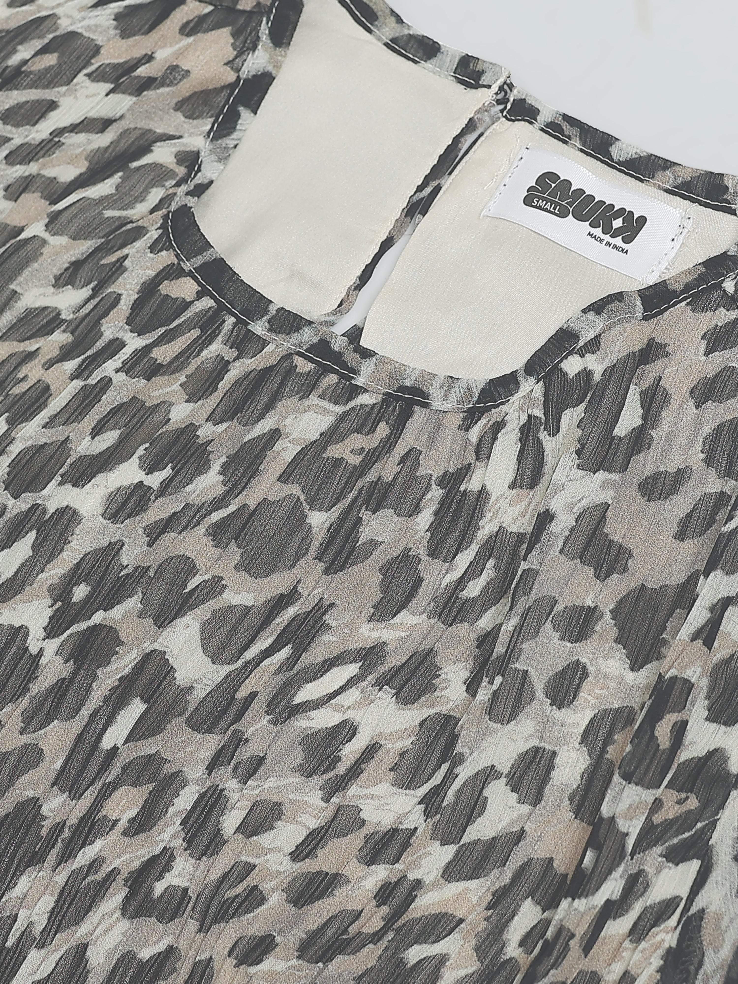 Women Leapord Printed Dress