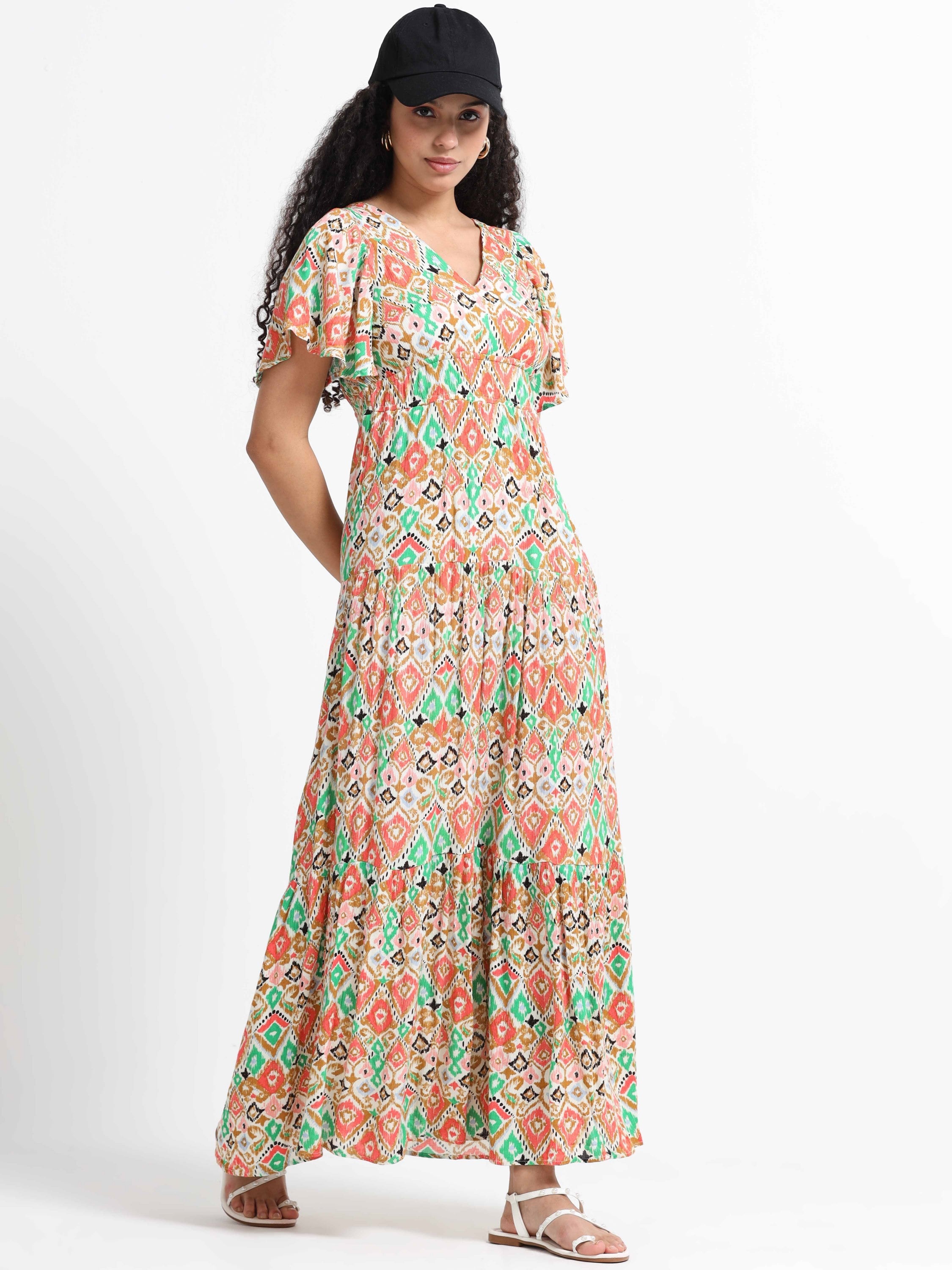 Women Viscose Vibrant Dress