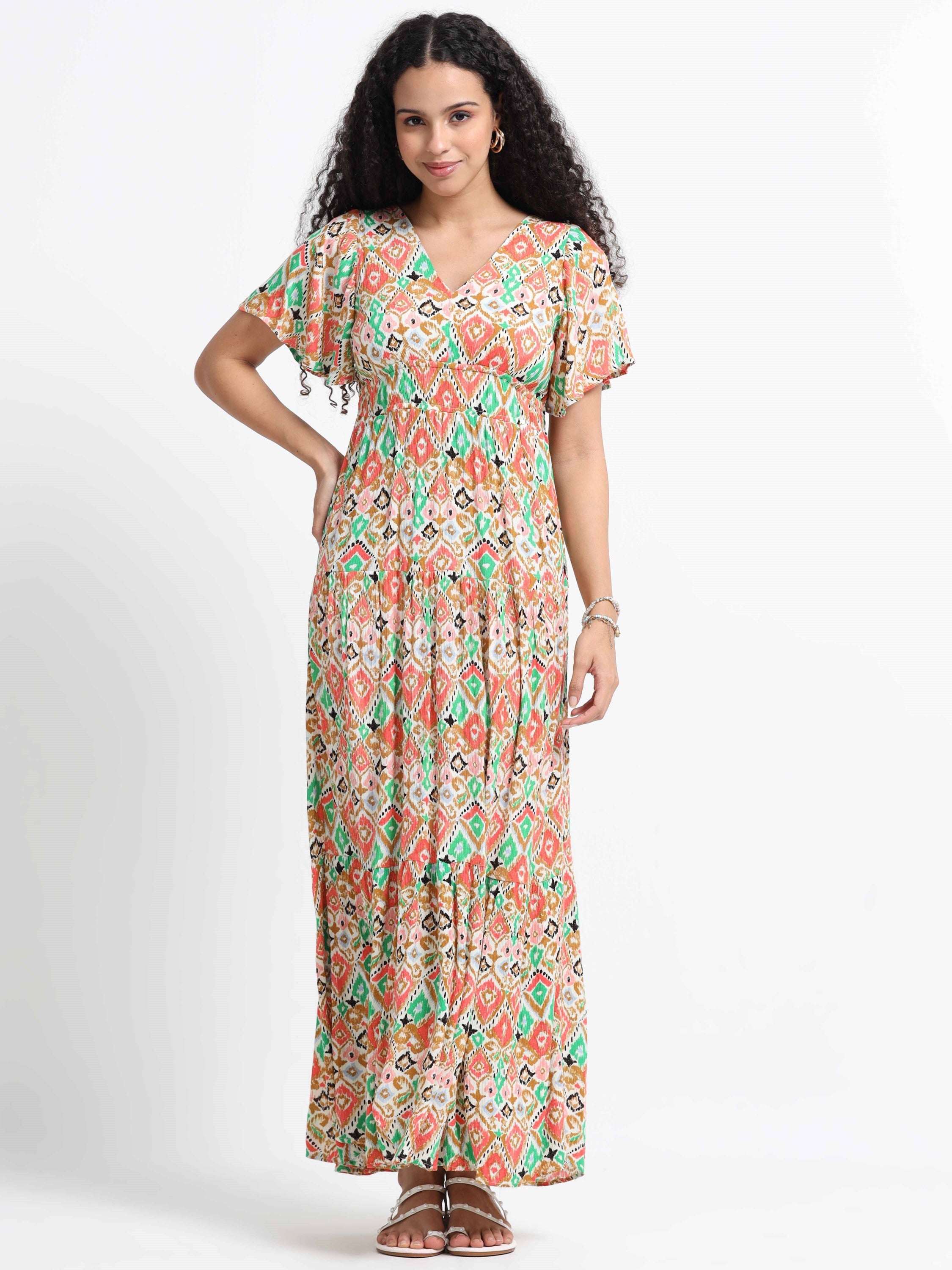 Women Viscose Vibrant Dress