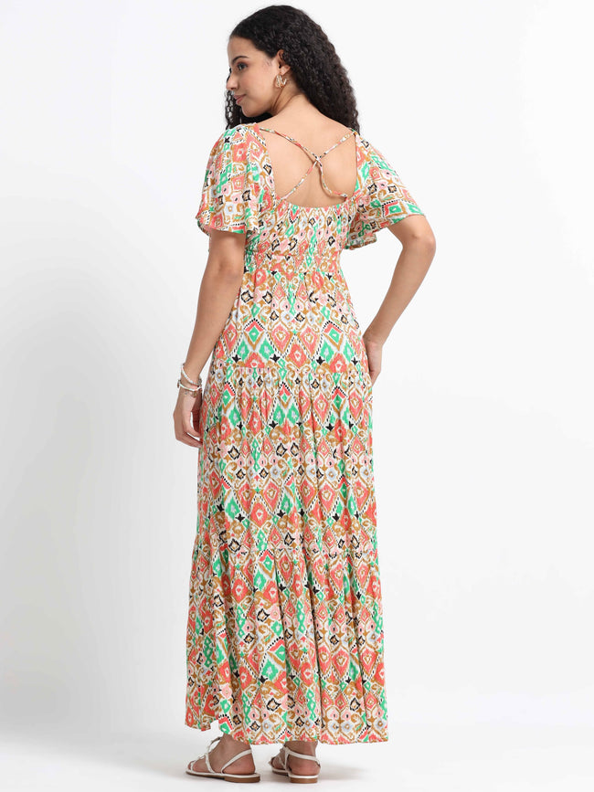 Women Viscose Vibrant Dress