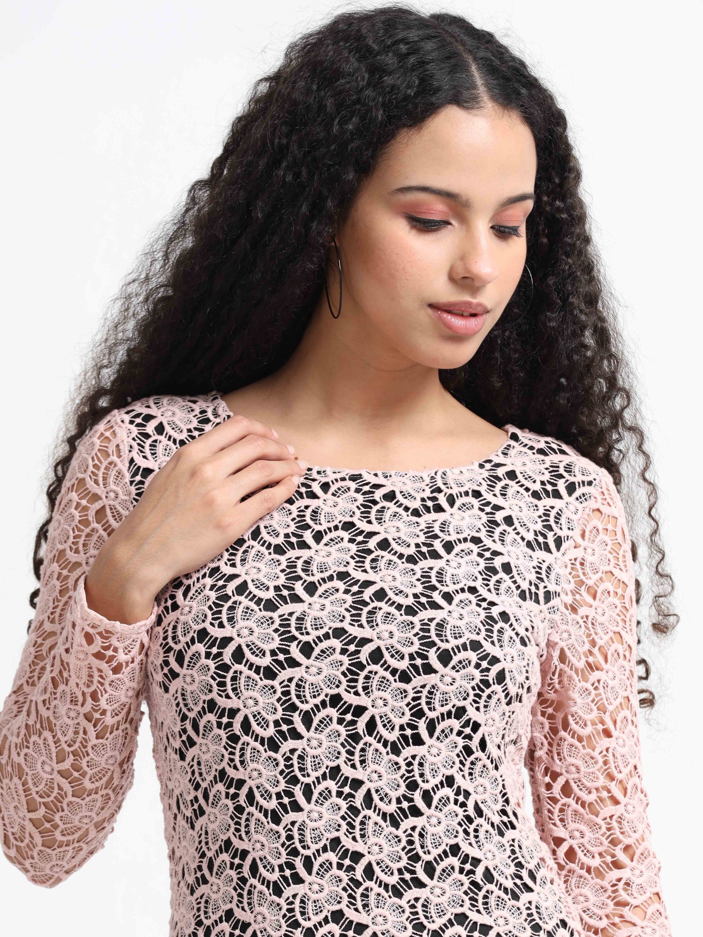 Women Bodycon Lace Dress