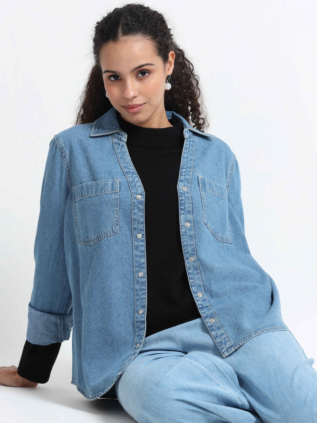 Women Oversized Denim Jacket