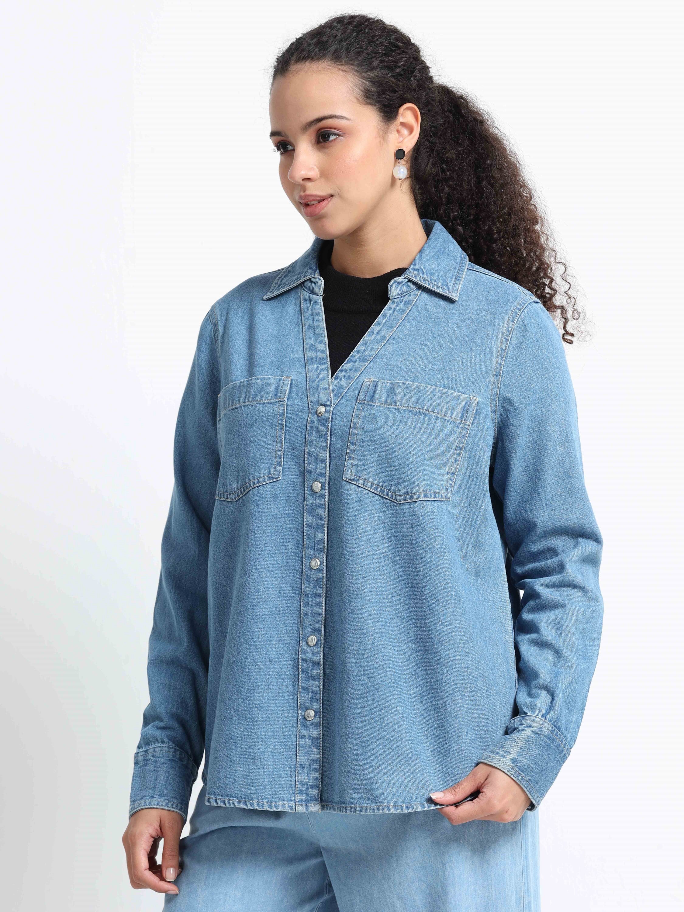 Women Oversized Denim Jacket