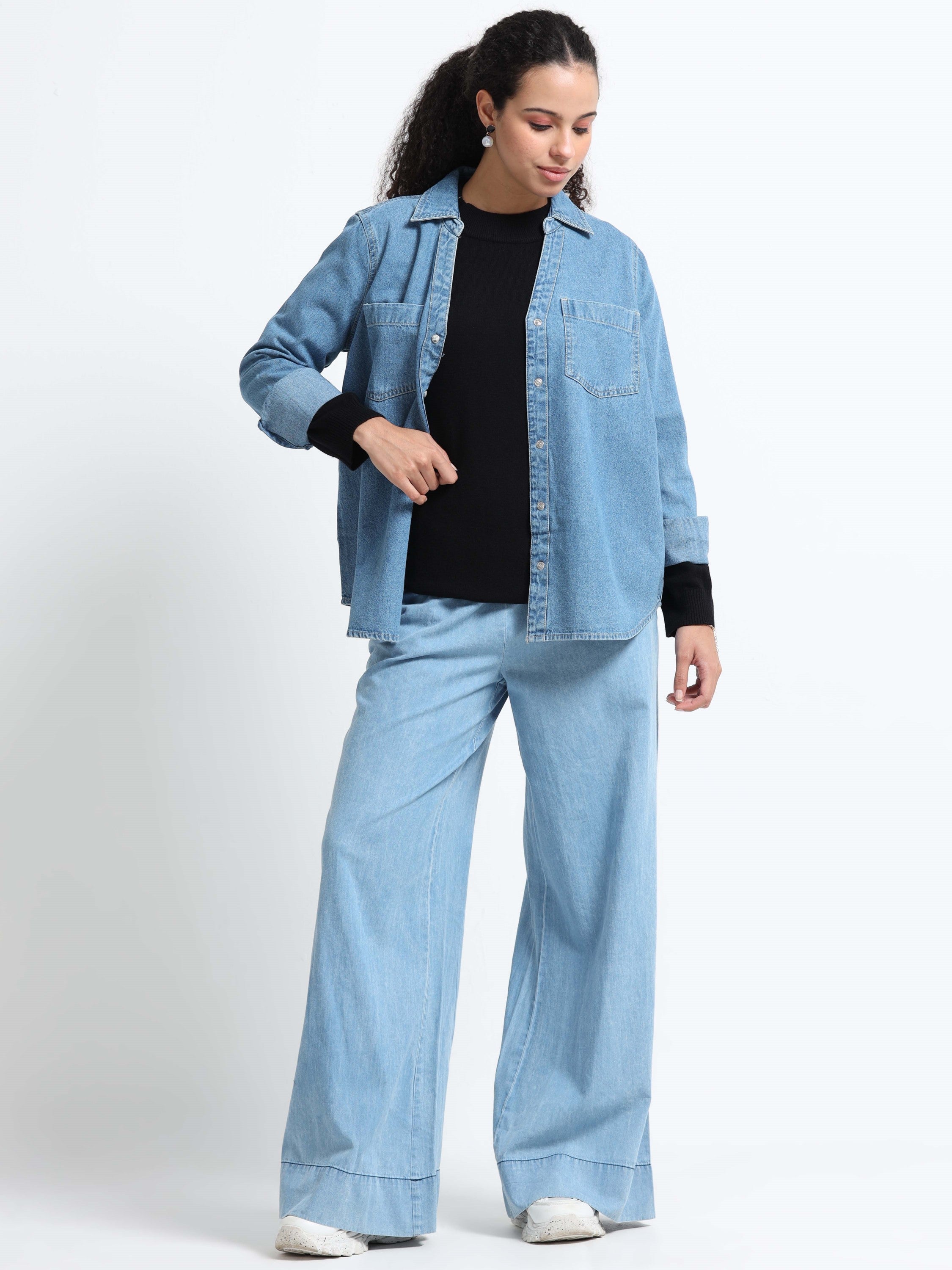 Women Oversized Denim Jacket