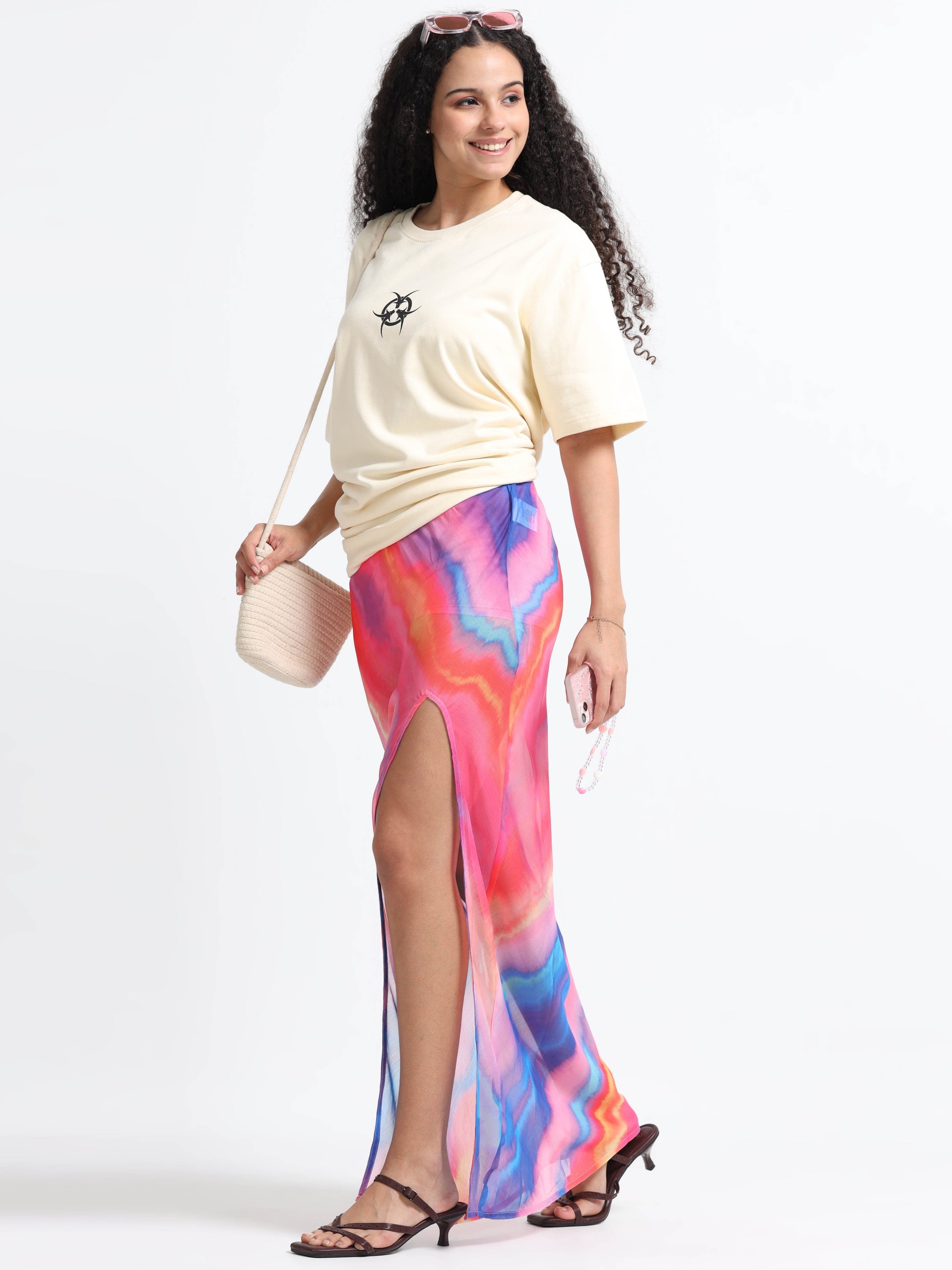 Women Ombre Beach Skirt