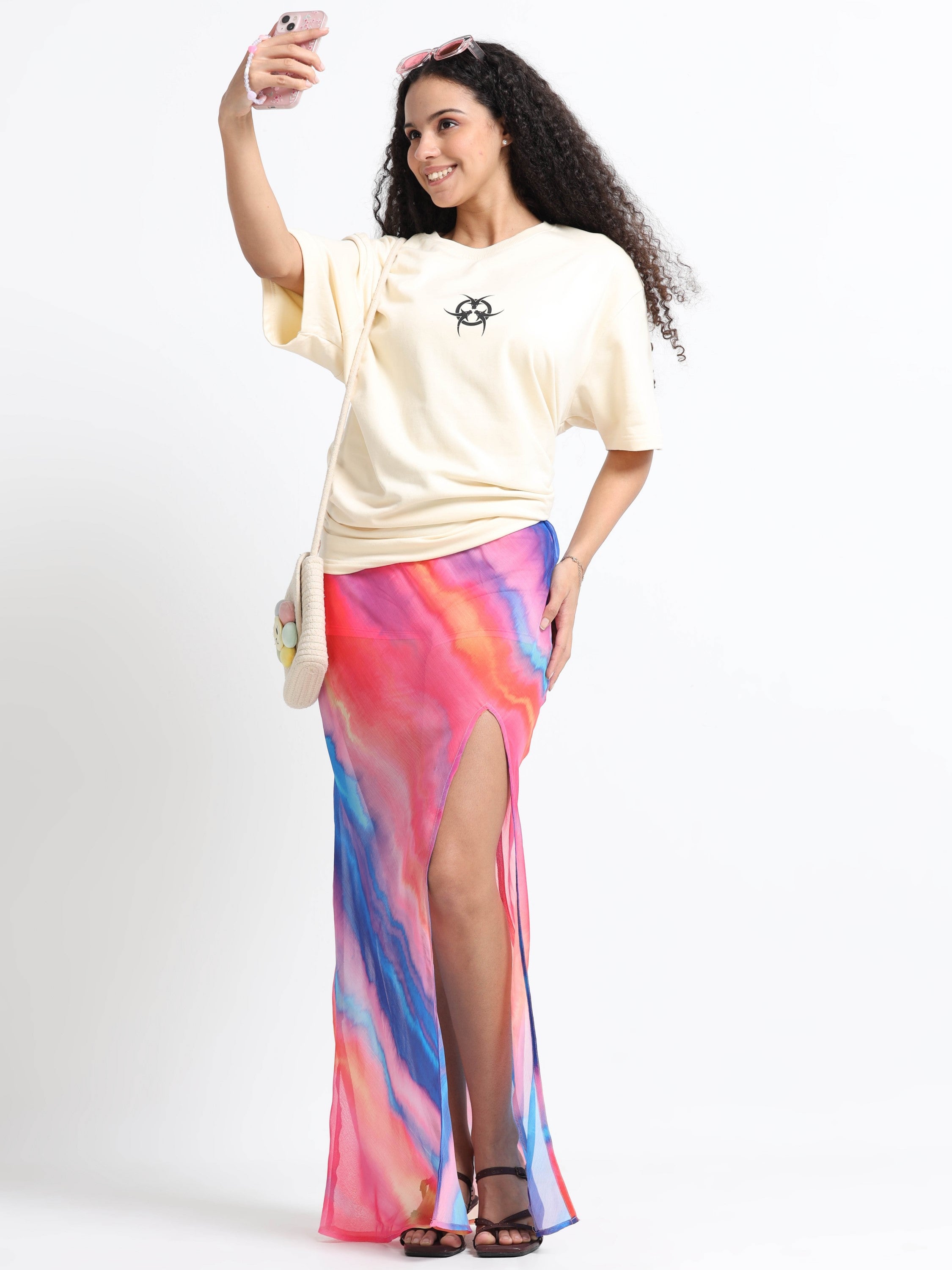 Women Ombre Beach Skirt