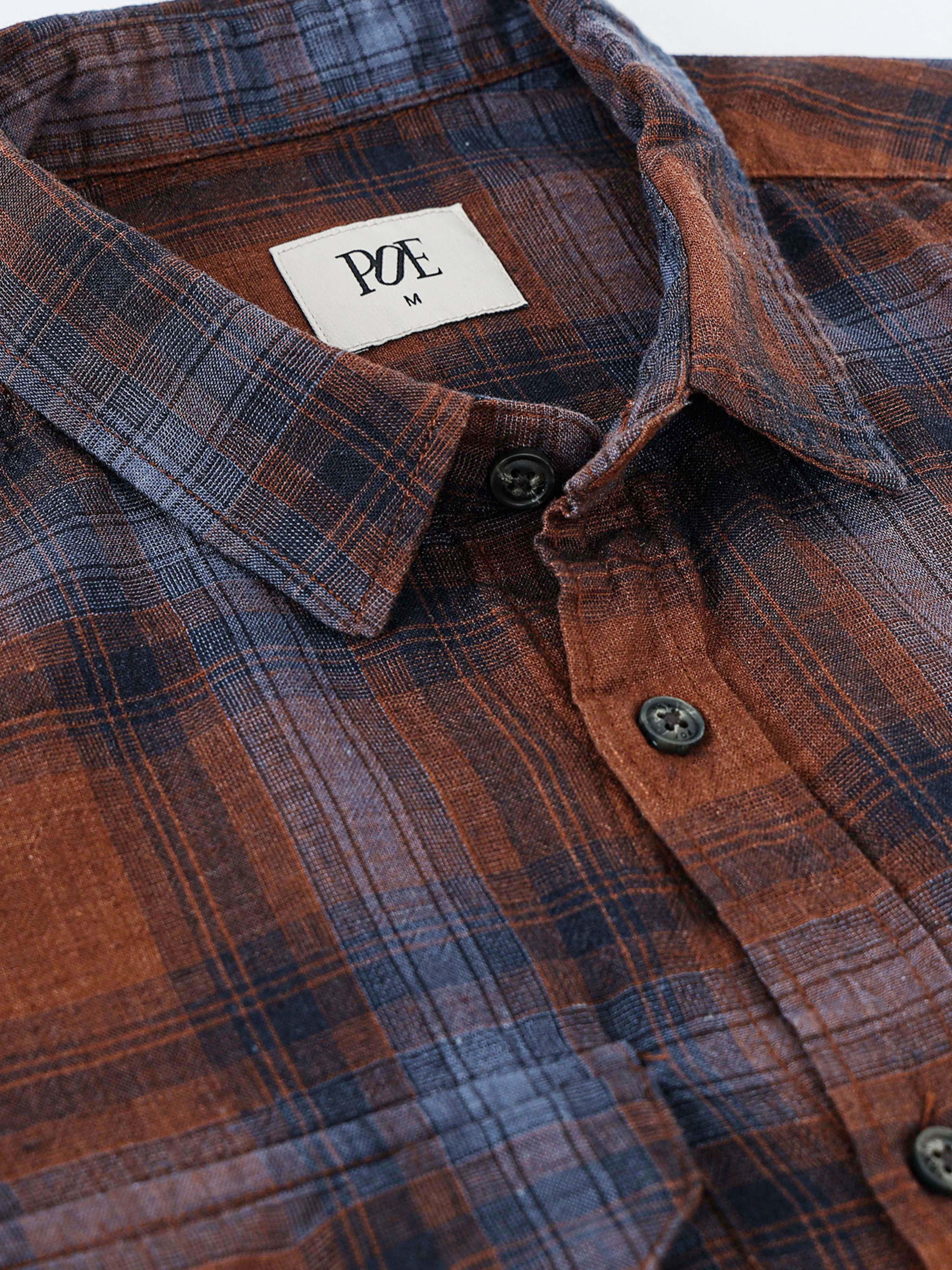Men Nova Textured Check Shirt