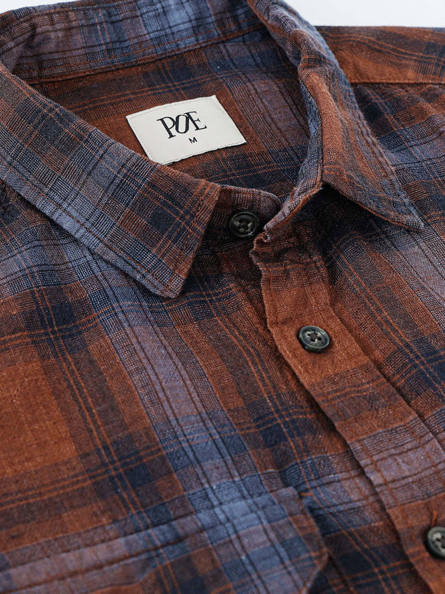 Men Nova Textured Check Shirt
