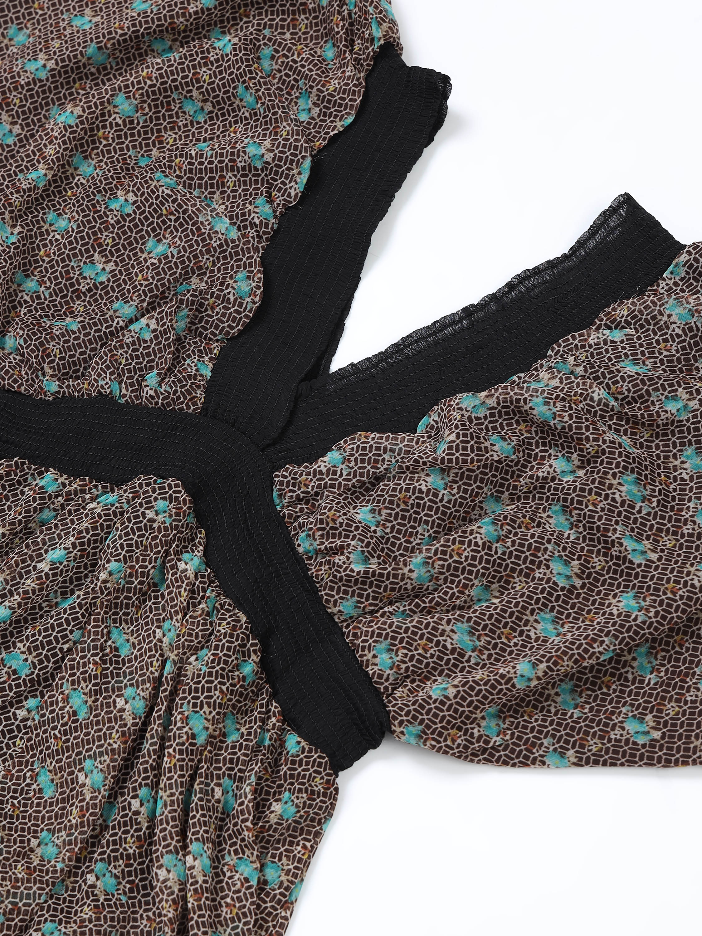 Women Flared High Low Hem Dress