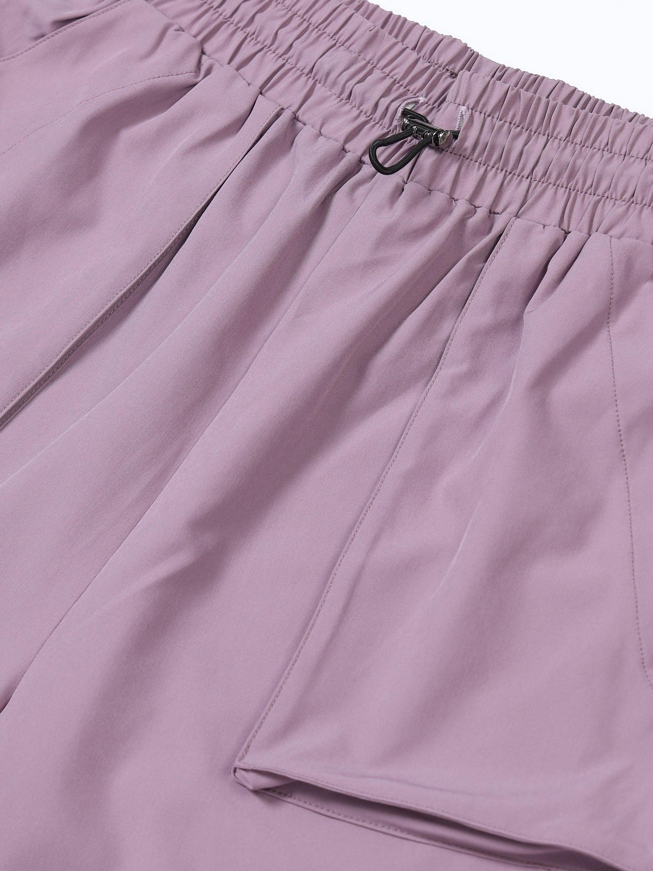 Women Purple Relaxed Track Pants