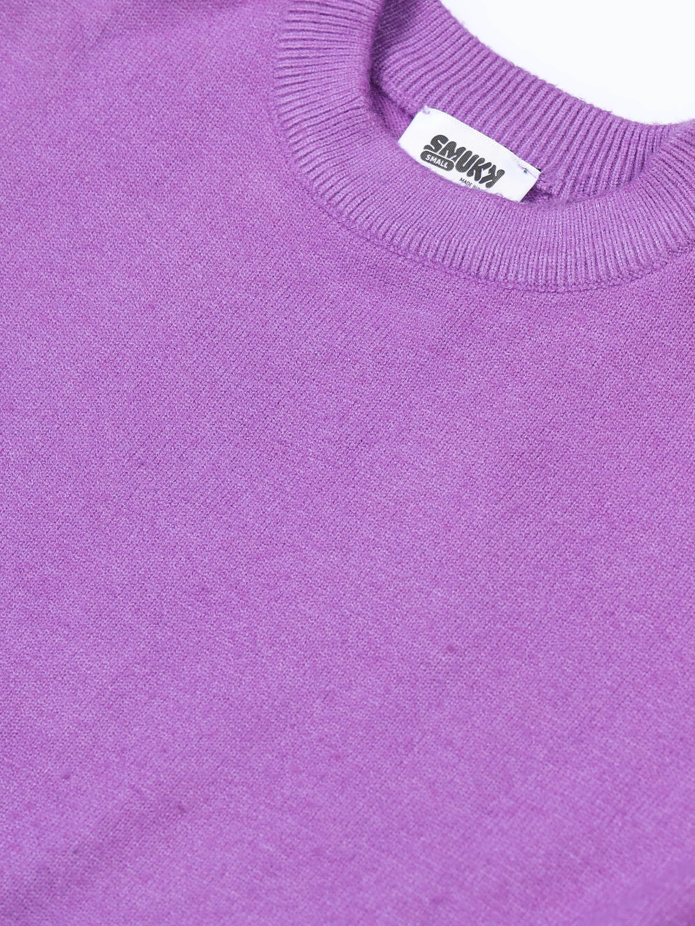 Women Violet Cropped Top With Tie Up