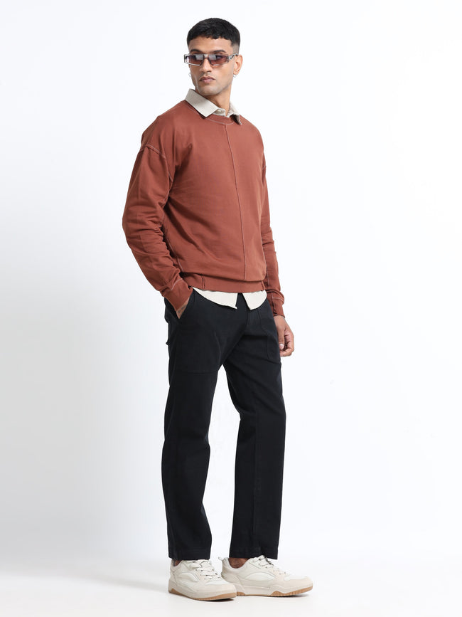 Men Black Carpenter Cargo Pants