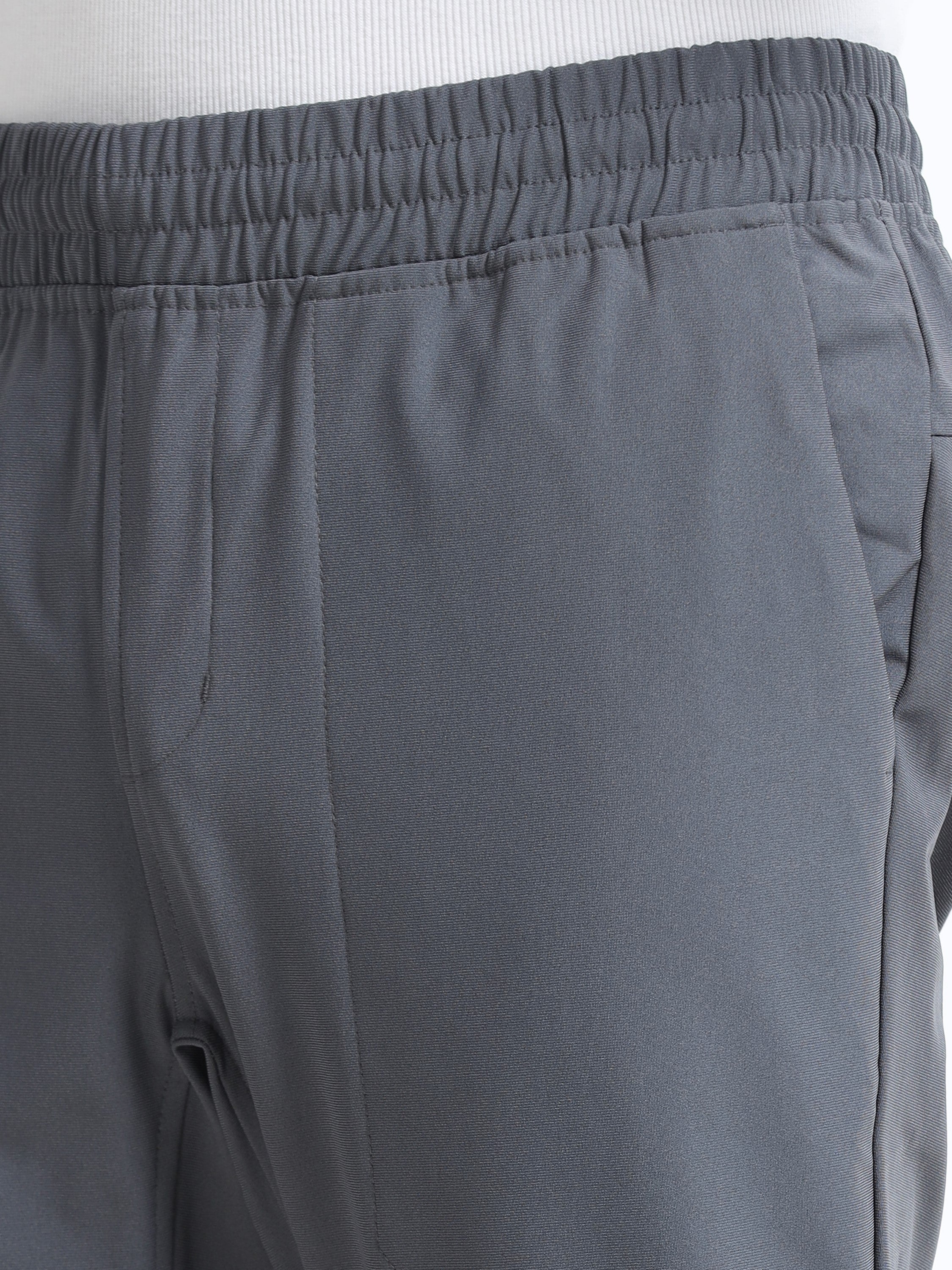 Men Grey Regular Fit Joggers