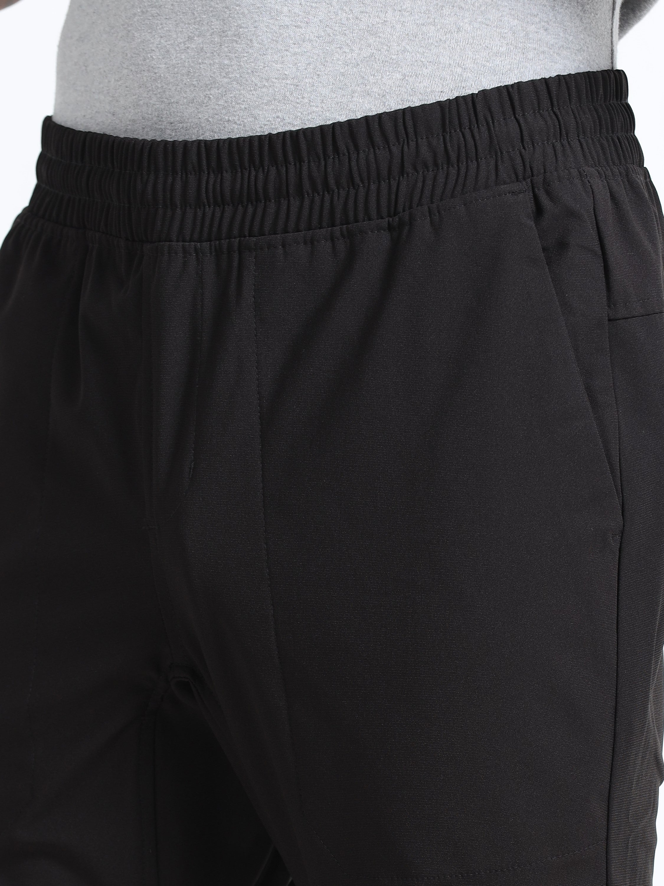 Men Black Regular Fit Joggers