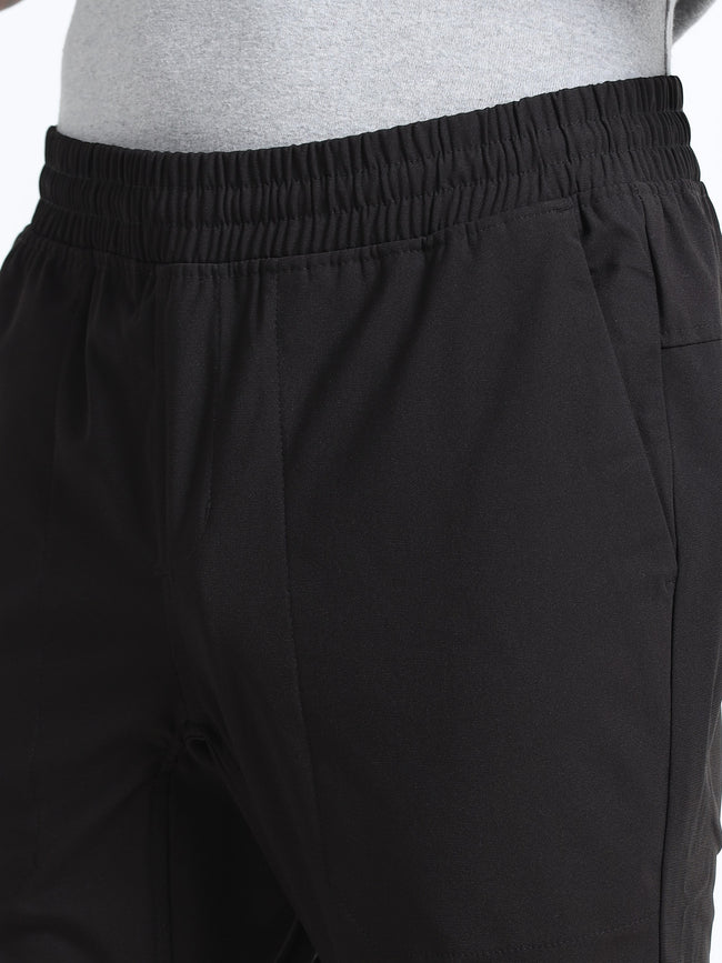 Men Black Regular Fit Joggers
