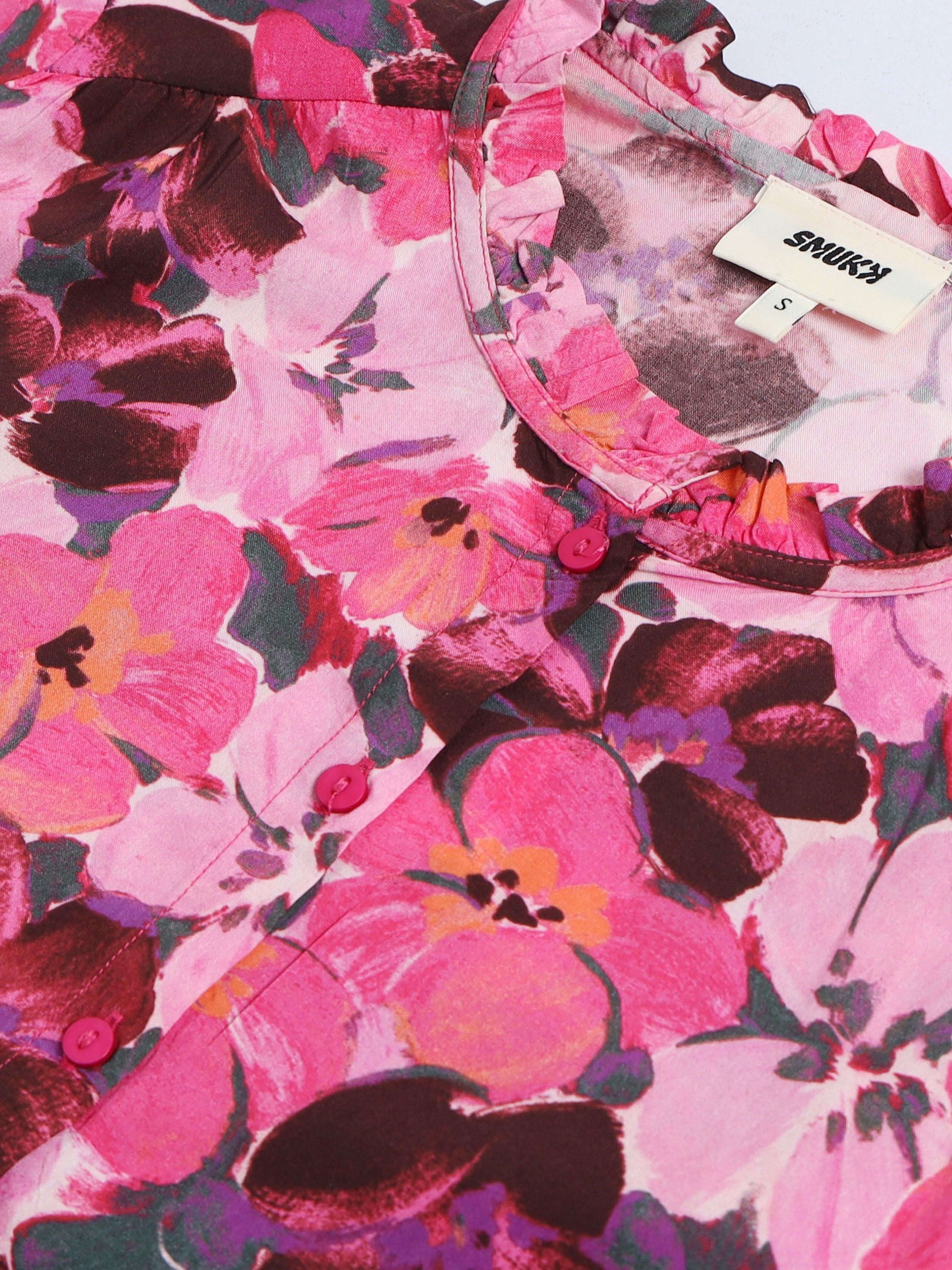 Women Blossom Print Relaxed Shirt