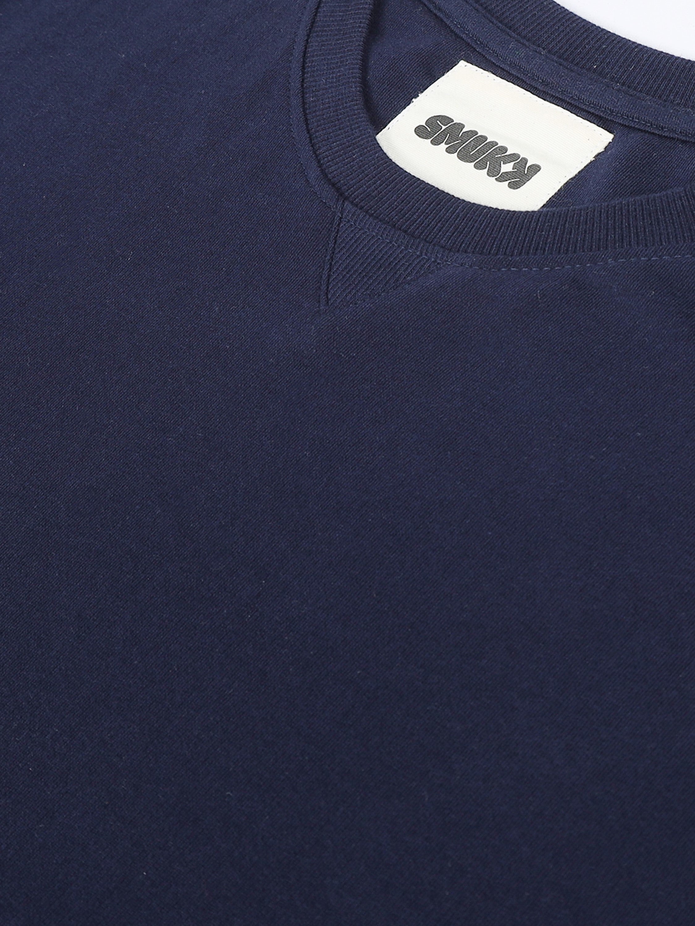 Men Navy Oversized Sweatshirt
