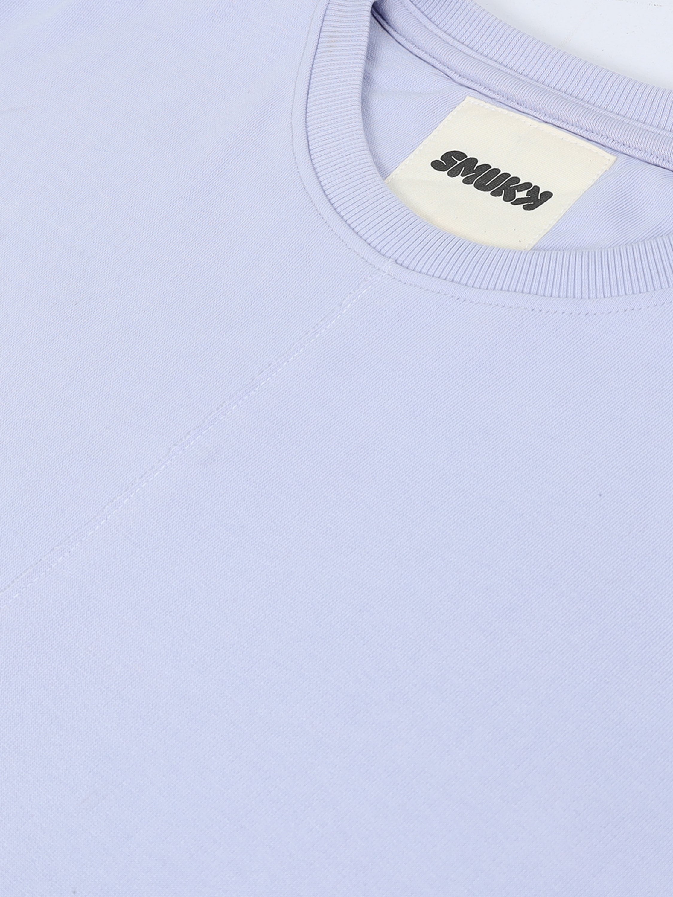 Men Lavender Oversized Sweatshirt