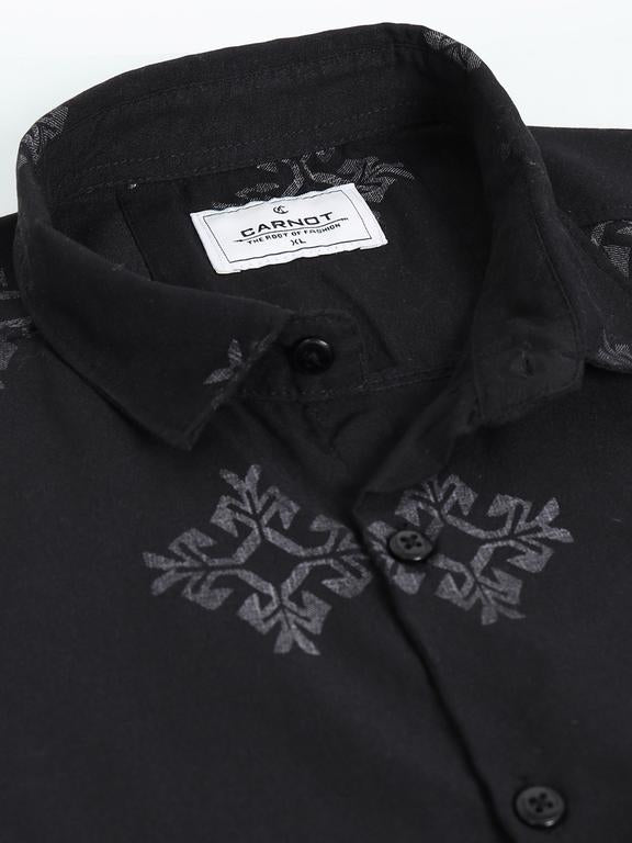 Men Black Casual Shirt