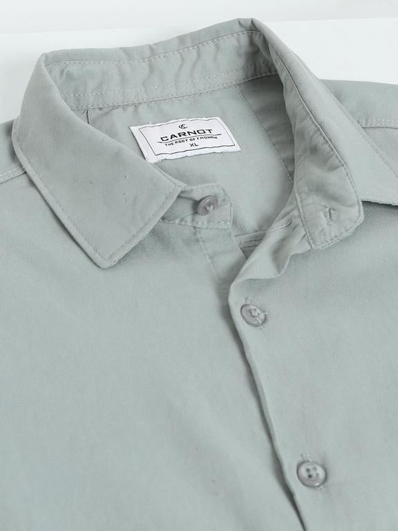Men Green Casual Shirt