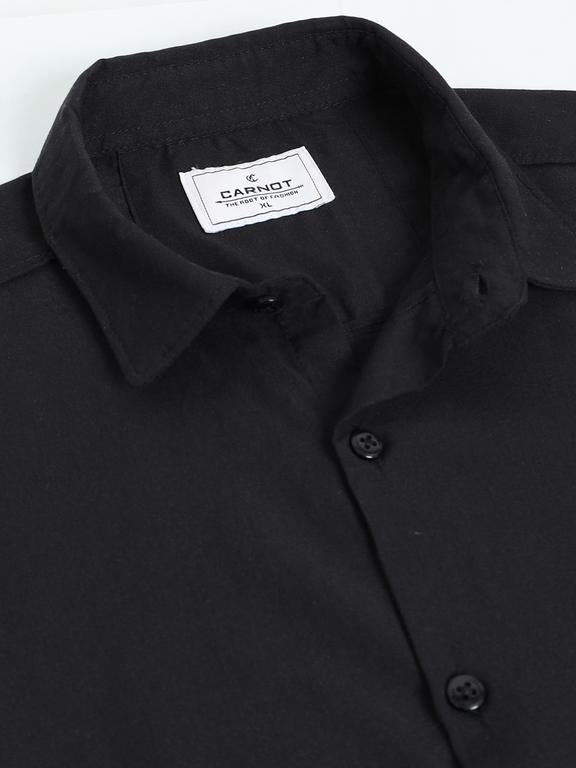 Men Black Casual Shirt
