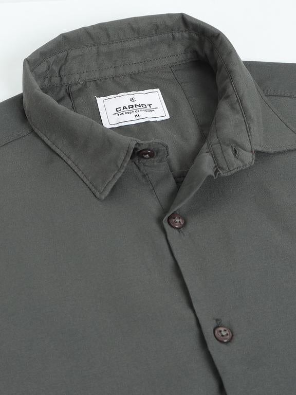 Men Green Casual Shirt