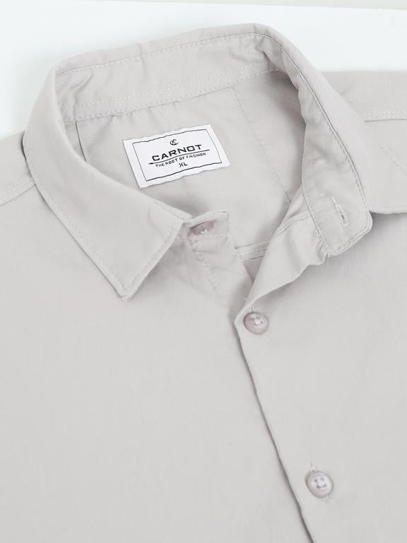 Men Grey Casual Shirt
