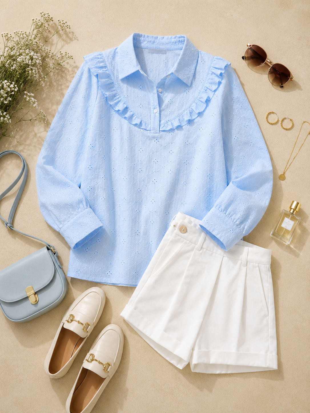 Women Blue Regular Fit Top