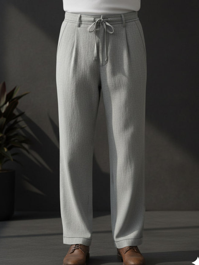 Men Grey Korean Pant