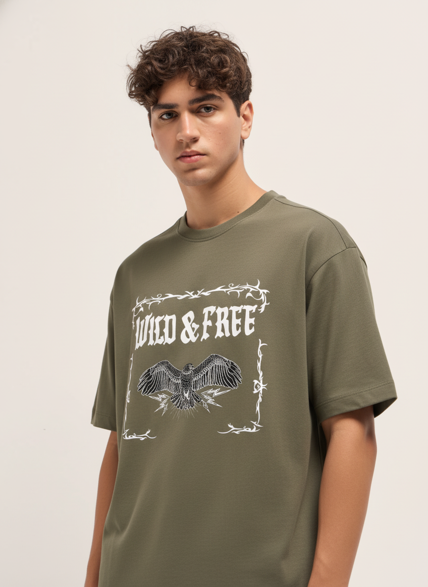 Men Oversized Cotton T-Shirt