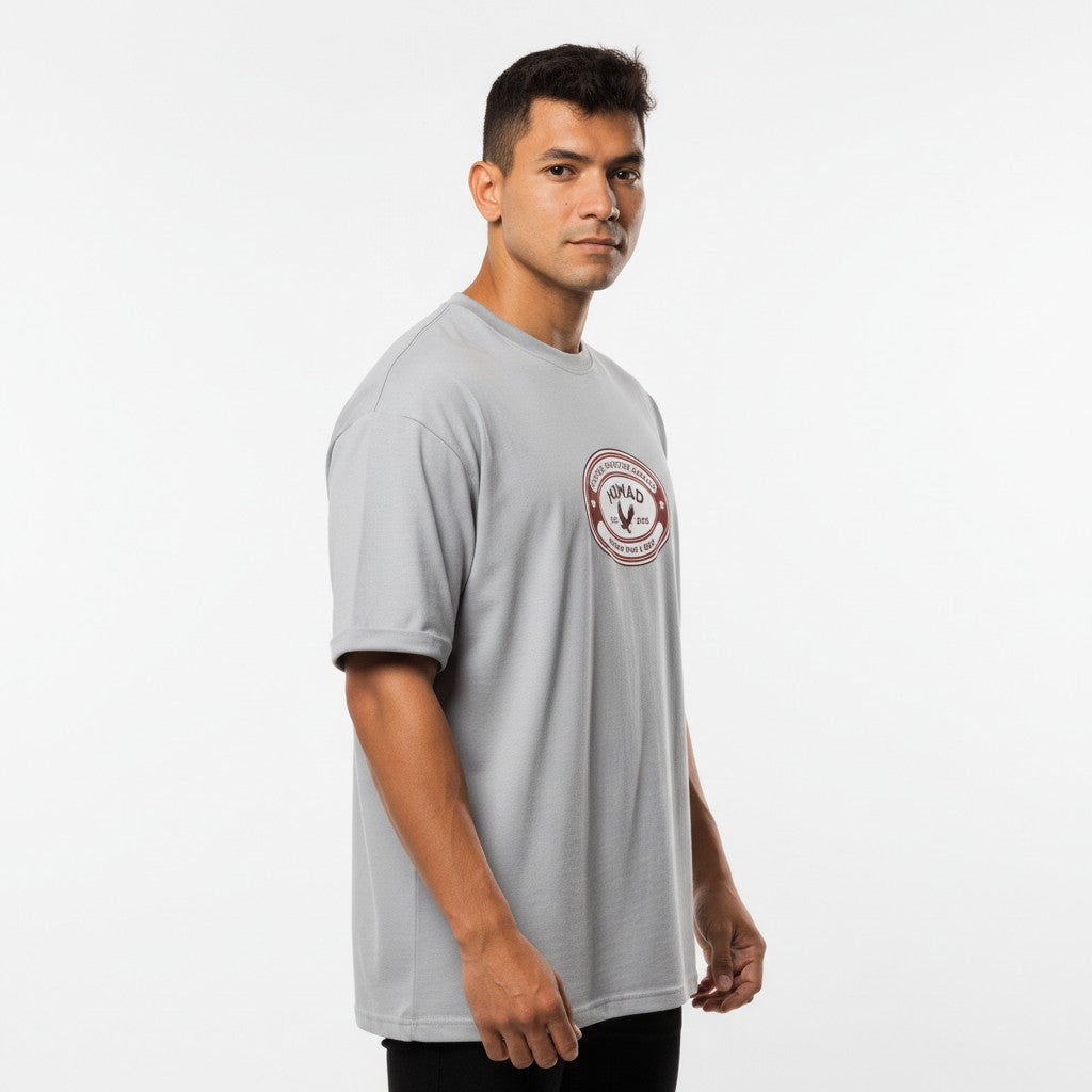 Men Oversized Cotton Printed T-Shirt