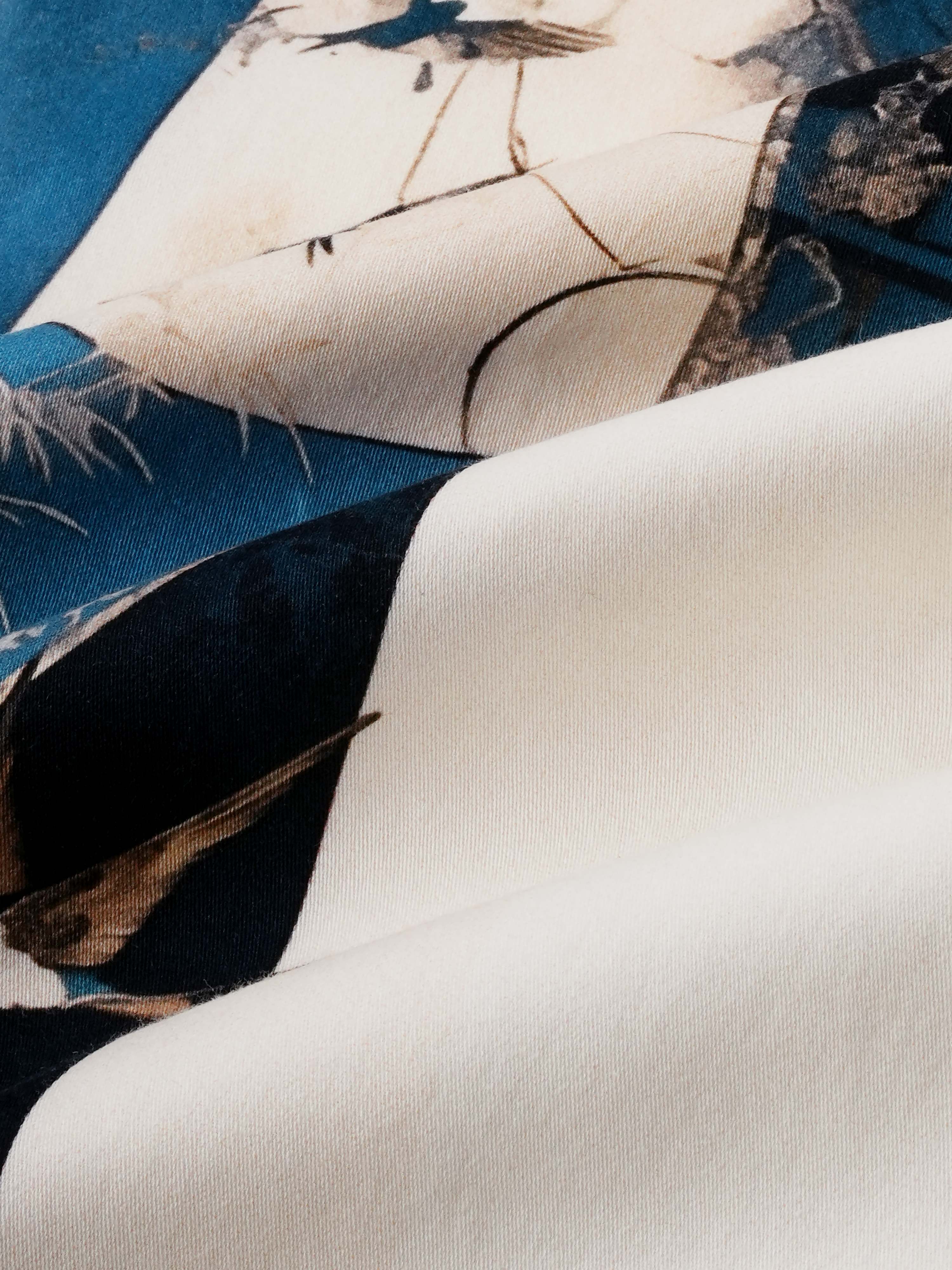 Men Cream Casual Printed Shirt