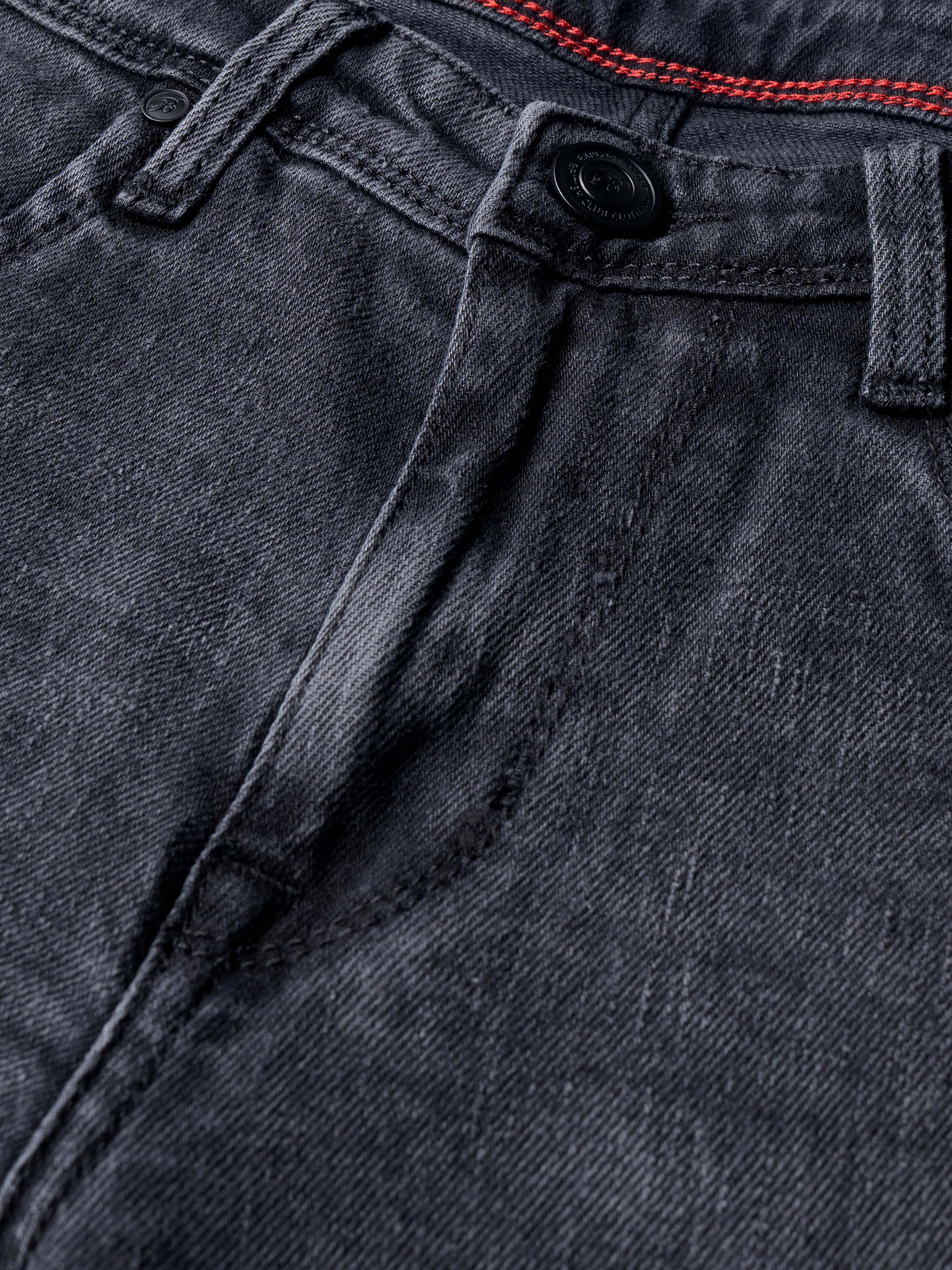 Men Grey Regular Fit Jeans