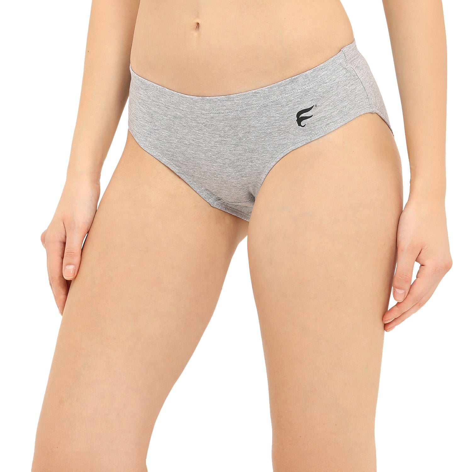 Medium Rise 3/4th Coverage Hipster Panty Pack Of 3