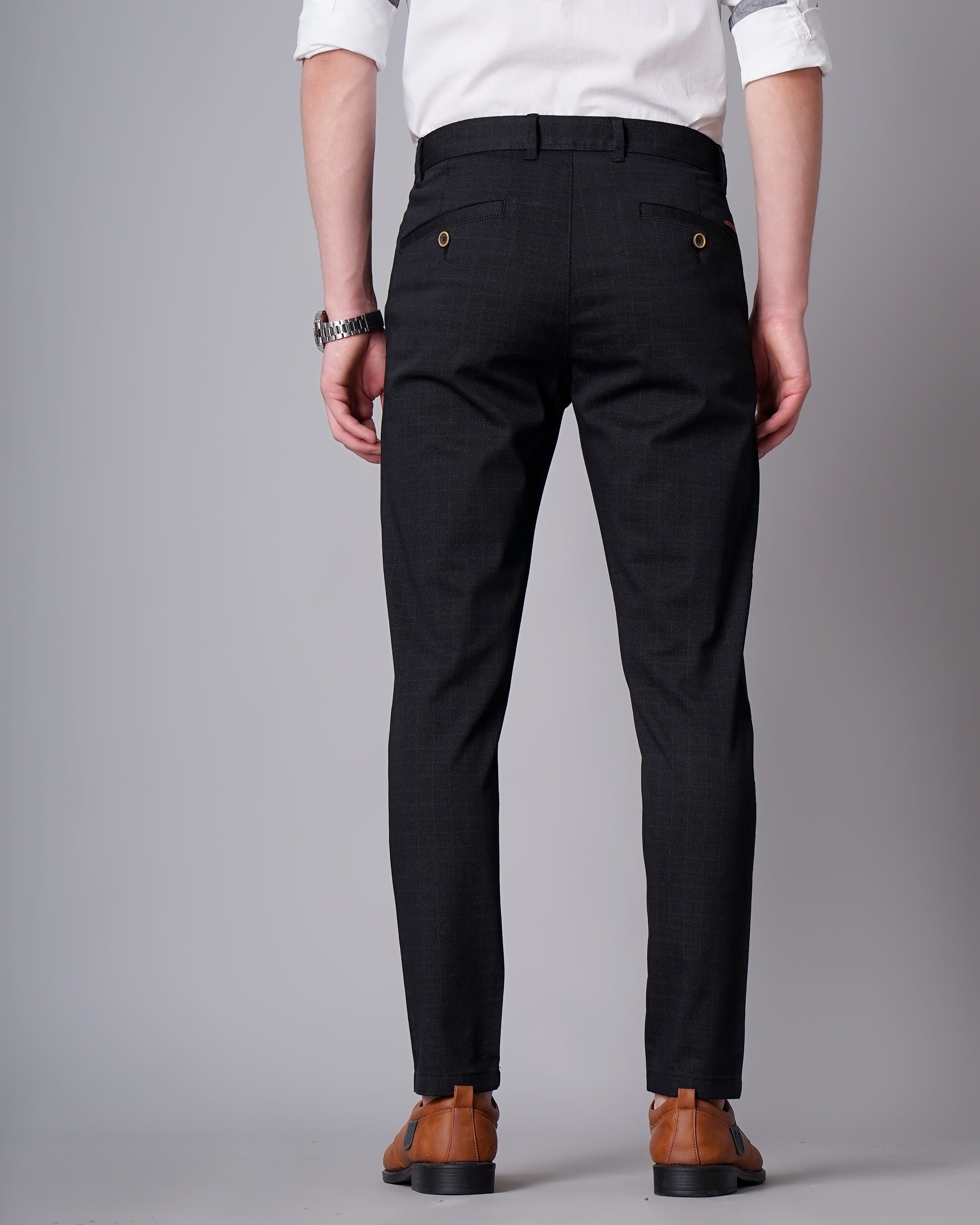 Men Black Trousers
