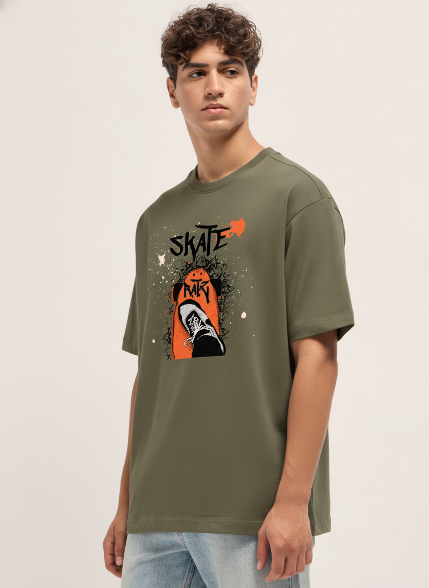 Men Oversized Cotton T-Shirt